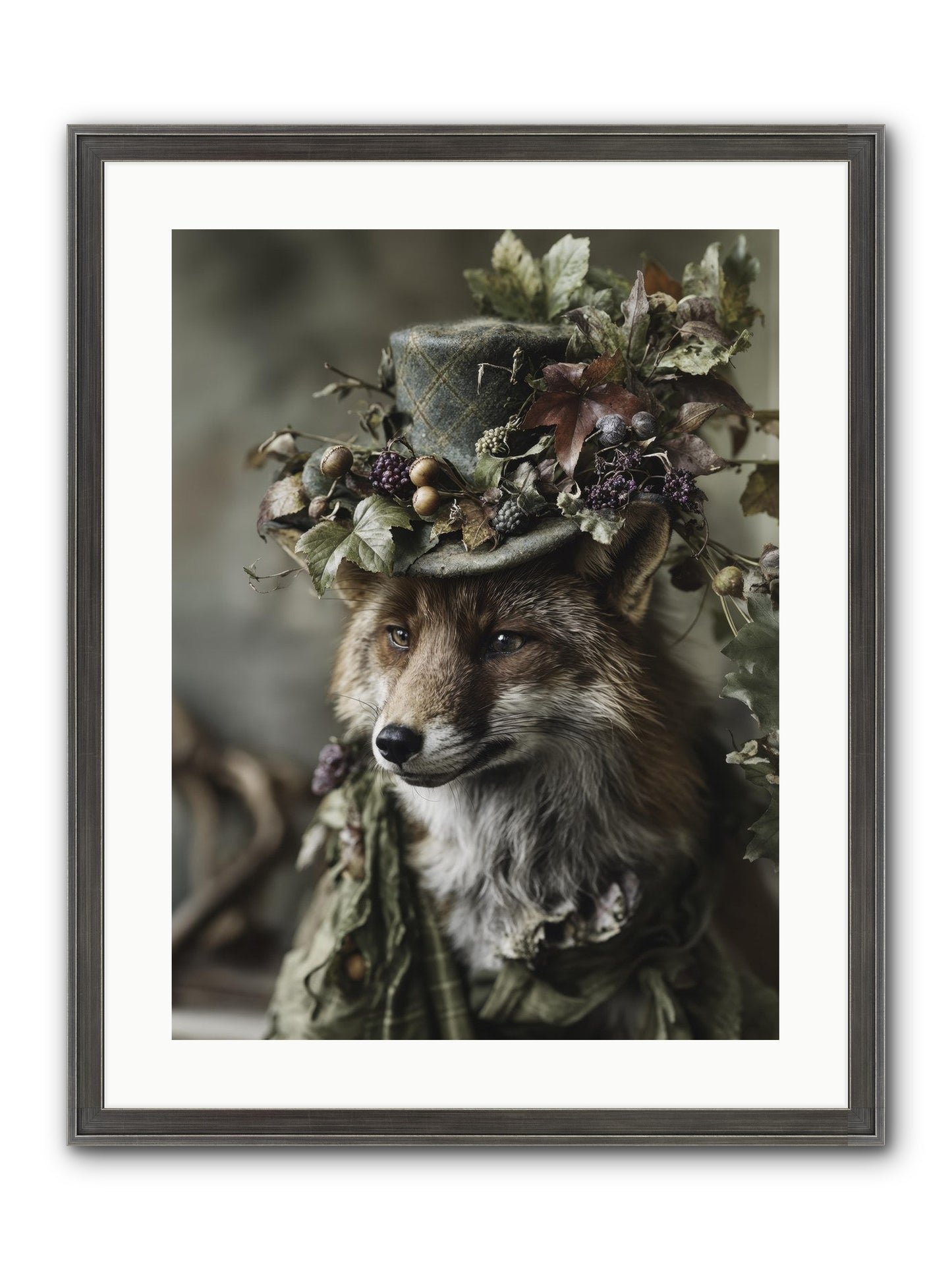 Majesty Framed Print - Slimwoods Black/Silver 18x24