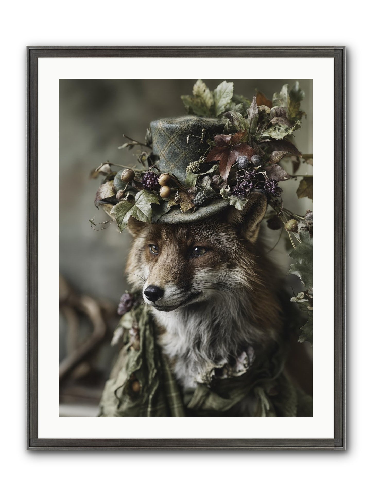 Majesty Framed Print - Slimwoods Black/Silver 24x32