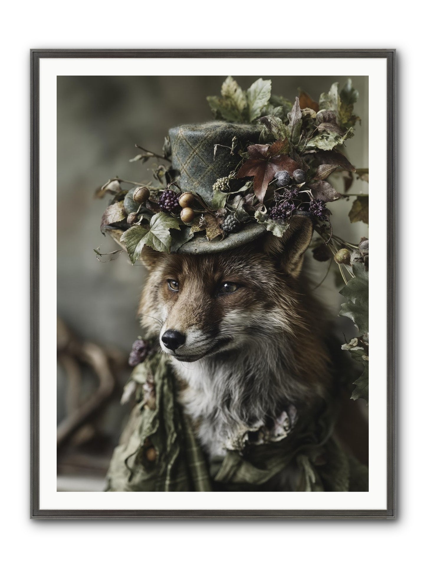 Majesty Framed Print - Slimwoods Black/Silver 36x48