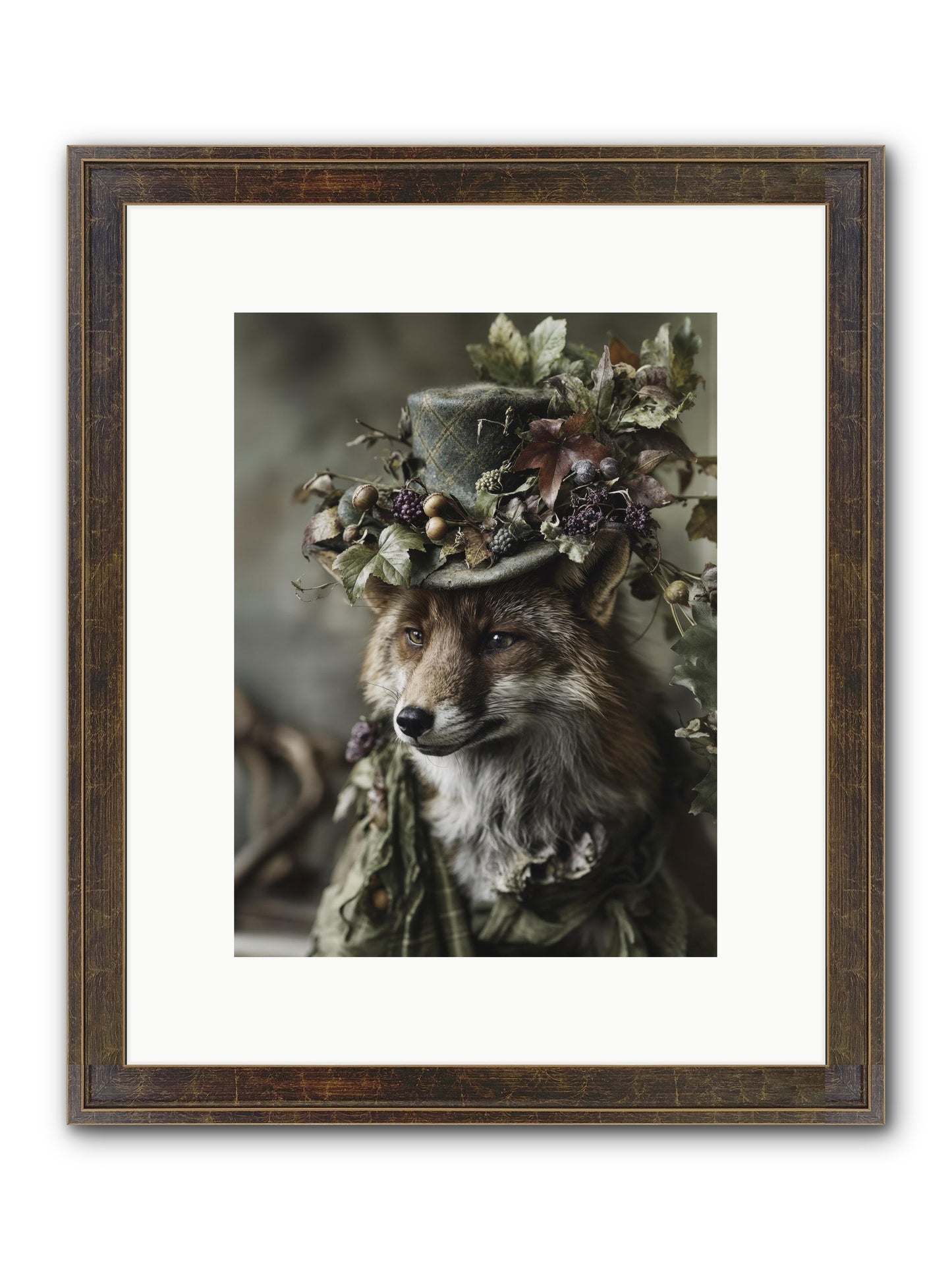 Majesty Framed Print - Slimwoods Black/Gold 9x12