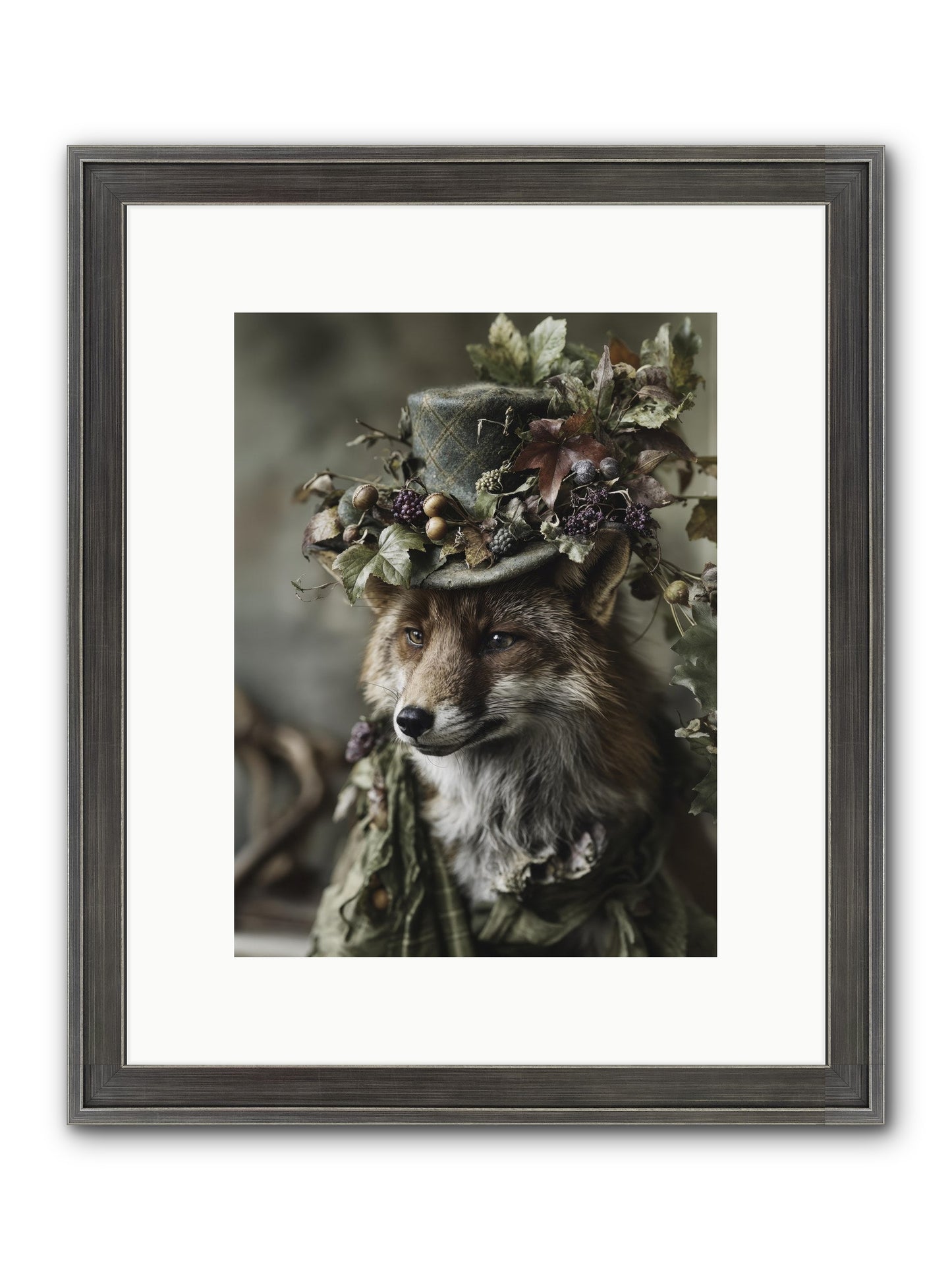 Majesty Framed Print - Slimwoods Black/Silver 9x12