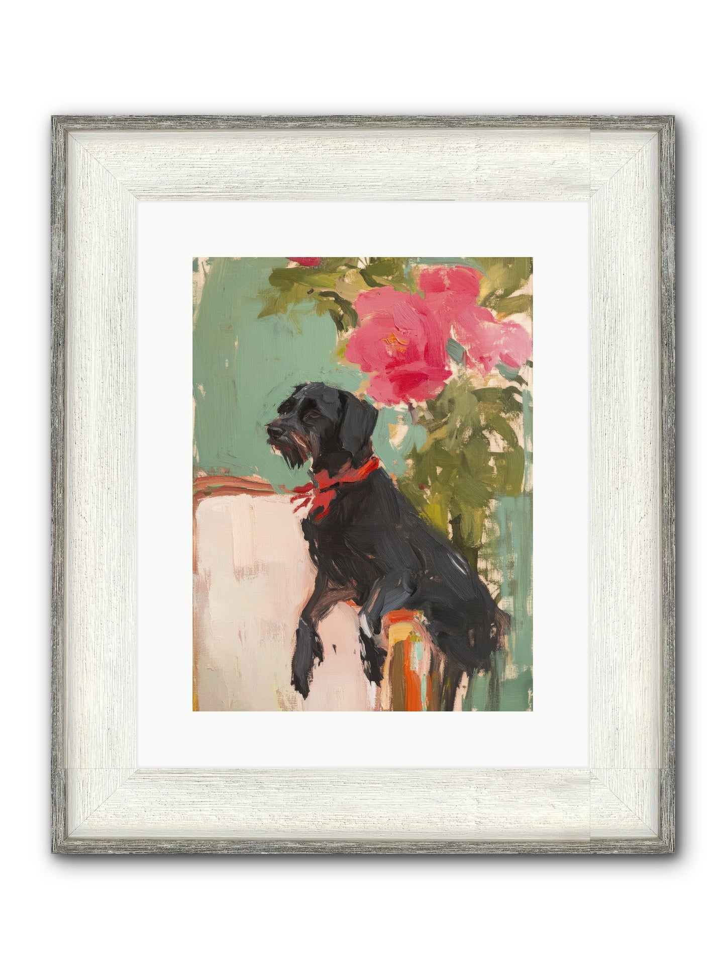 Major Pepper Framed Print - Driftwood White 12x16