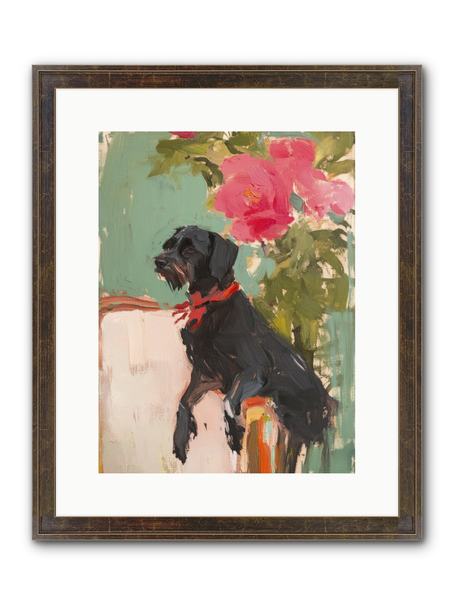 Major Pepper Framed Print - Slimwoods Black/Gold 12x16