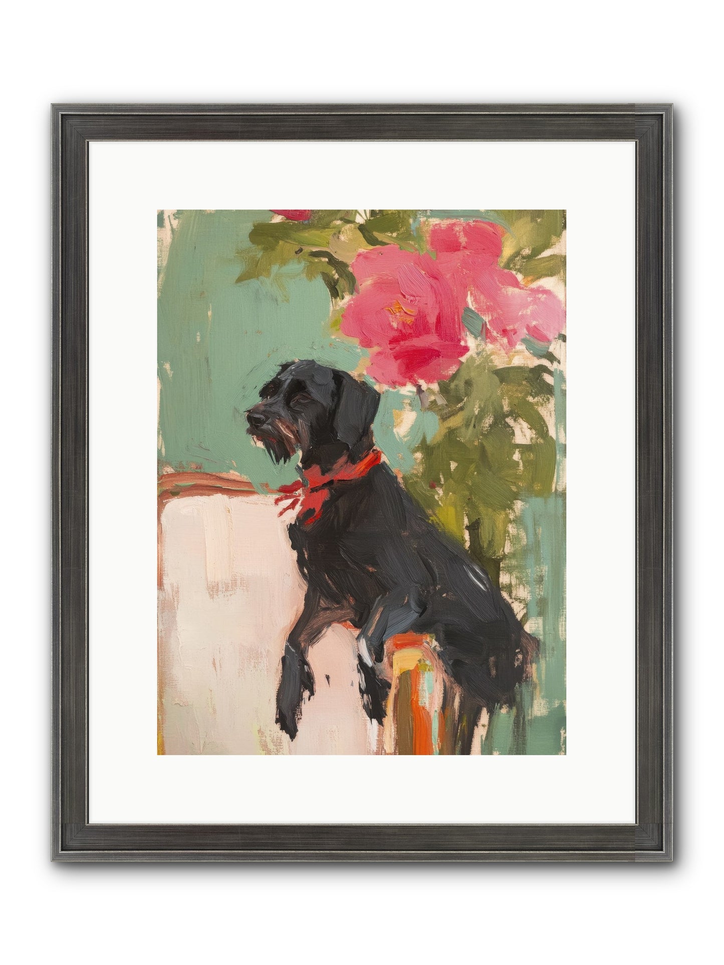 Major Pepper Framed Print - Slimwoods Black/Silver 12x16