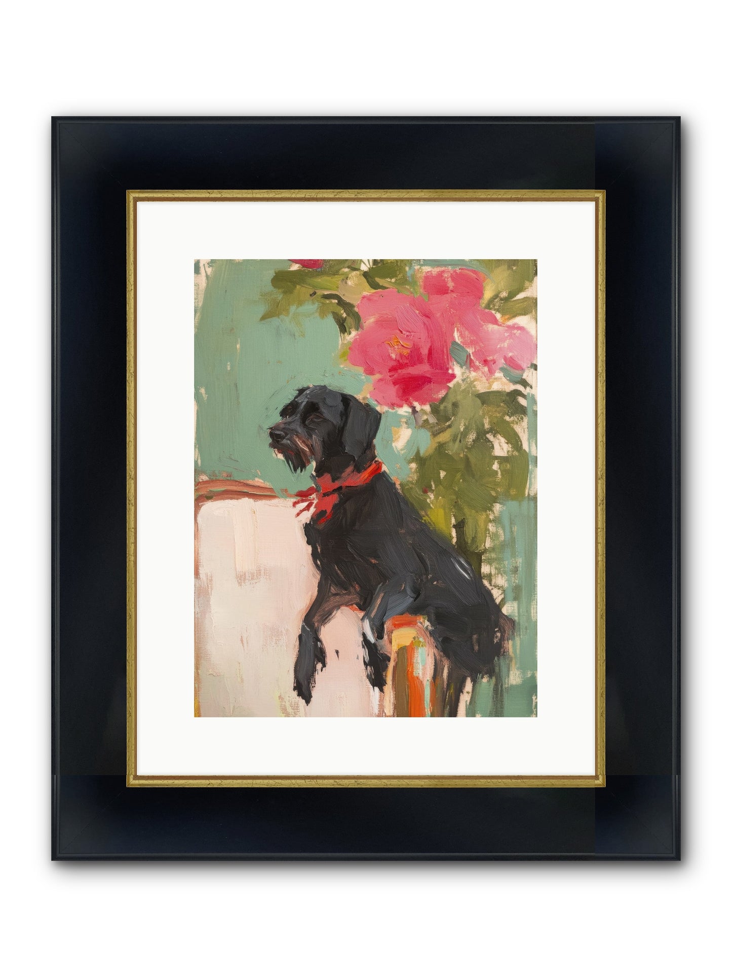 Major Pepper Framed Print - Wide Black w/Gold 12x16