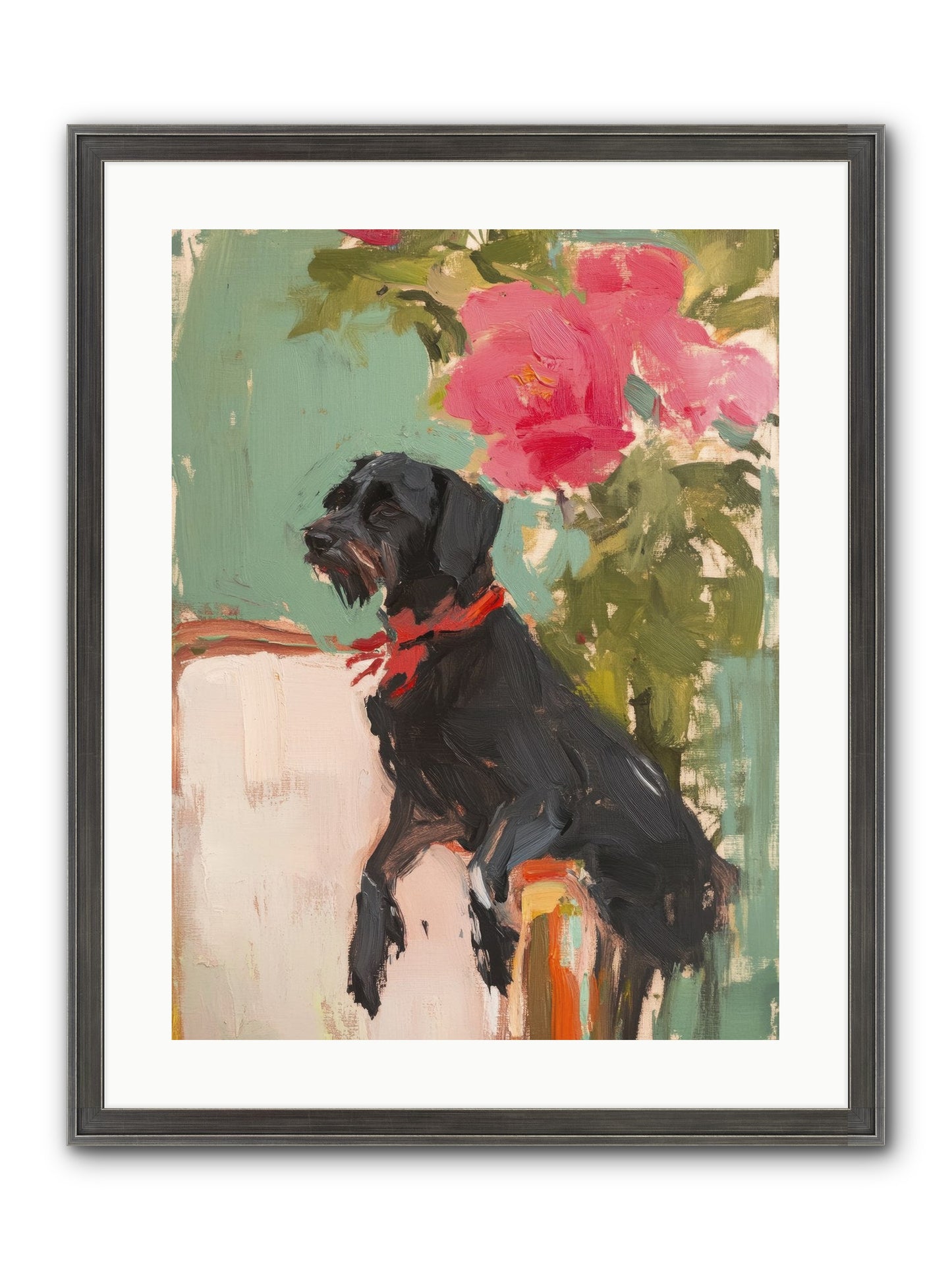 Major Pepper Framed Print - Slimwoods Black/Silver 18x24