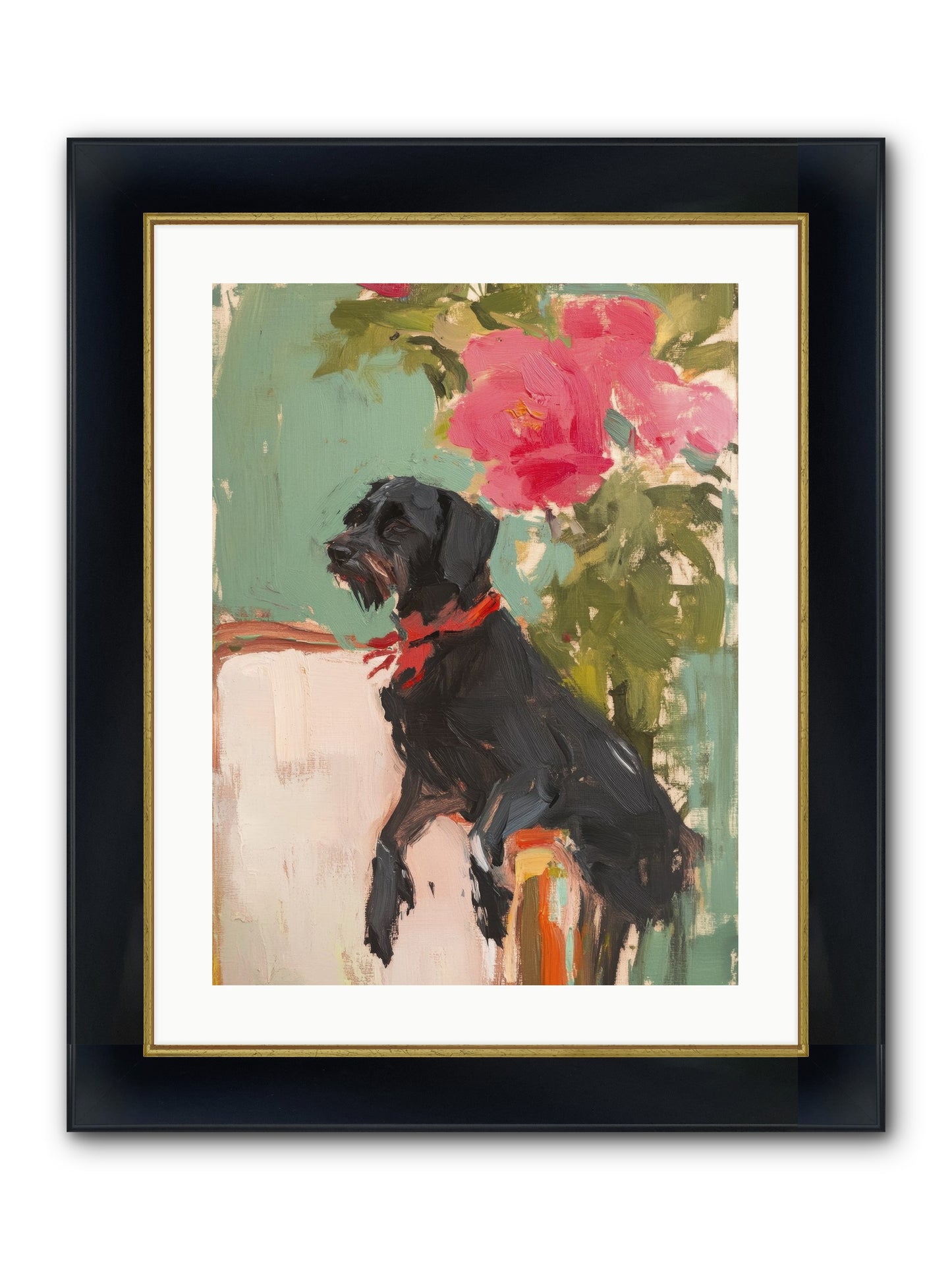 Major Pepper Framed Print - Wide Black w/Gold 18x24