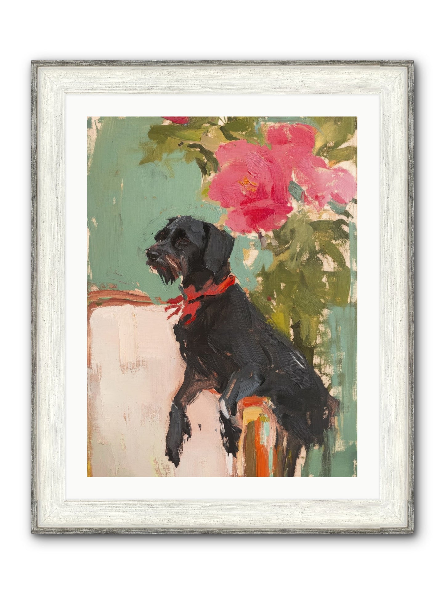 Major Pepper Framed Print - Driftwood White 24x32