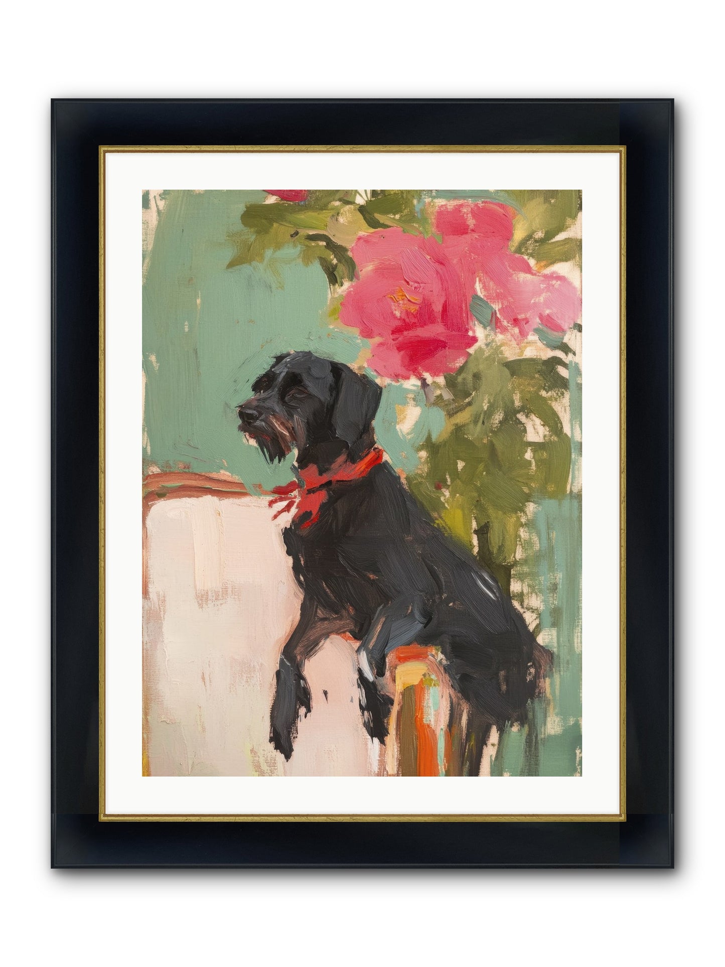 Major Pepper Framed Print - Wide Black w/Gold 24x32