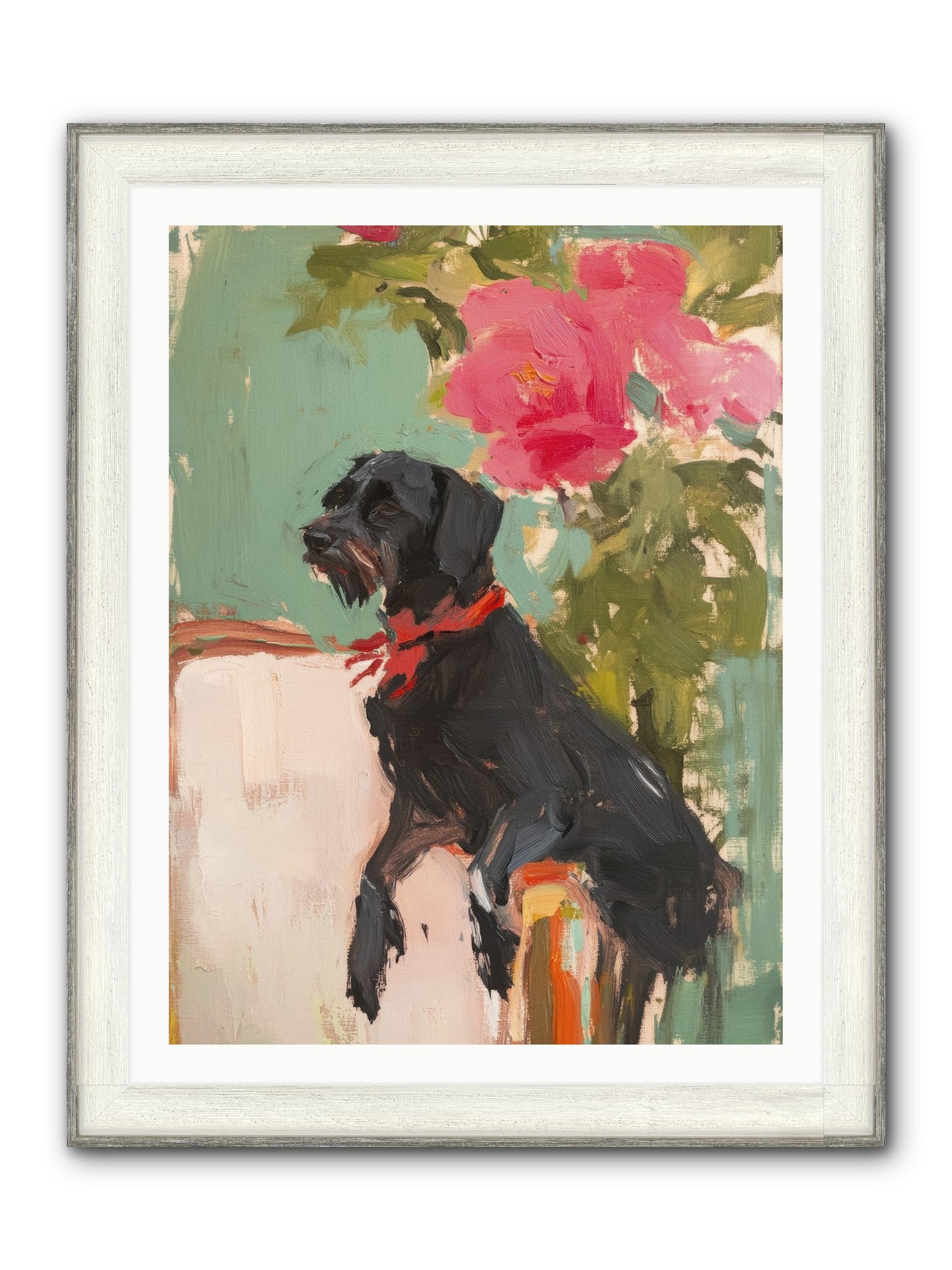 Major Pepper Framed Print - Driftwood White 30x40