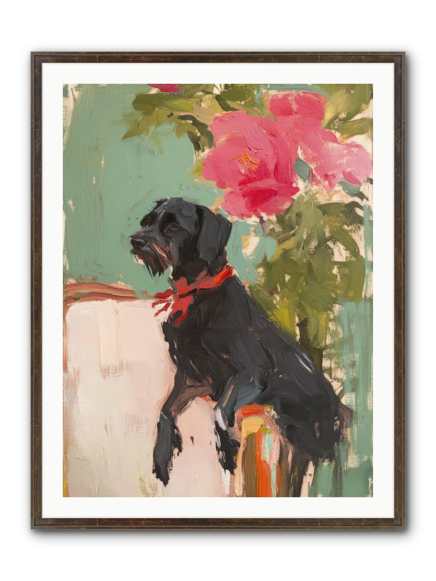 Major Pepper Framed Print - Slimwoods Black/Gold 30x40