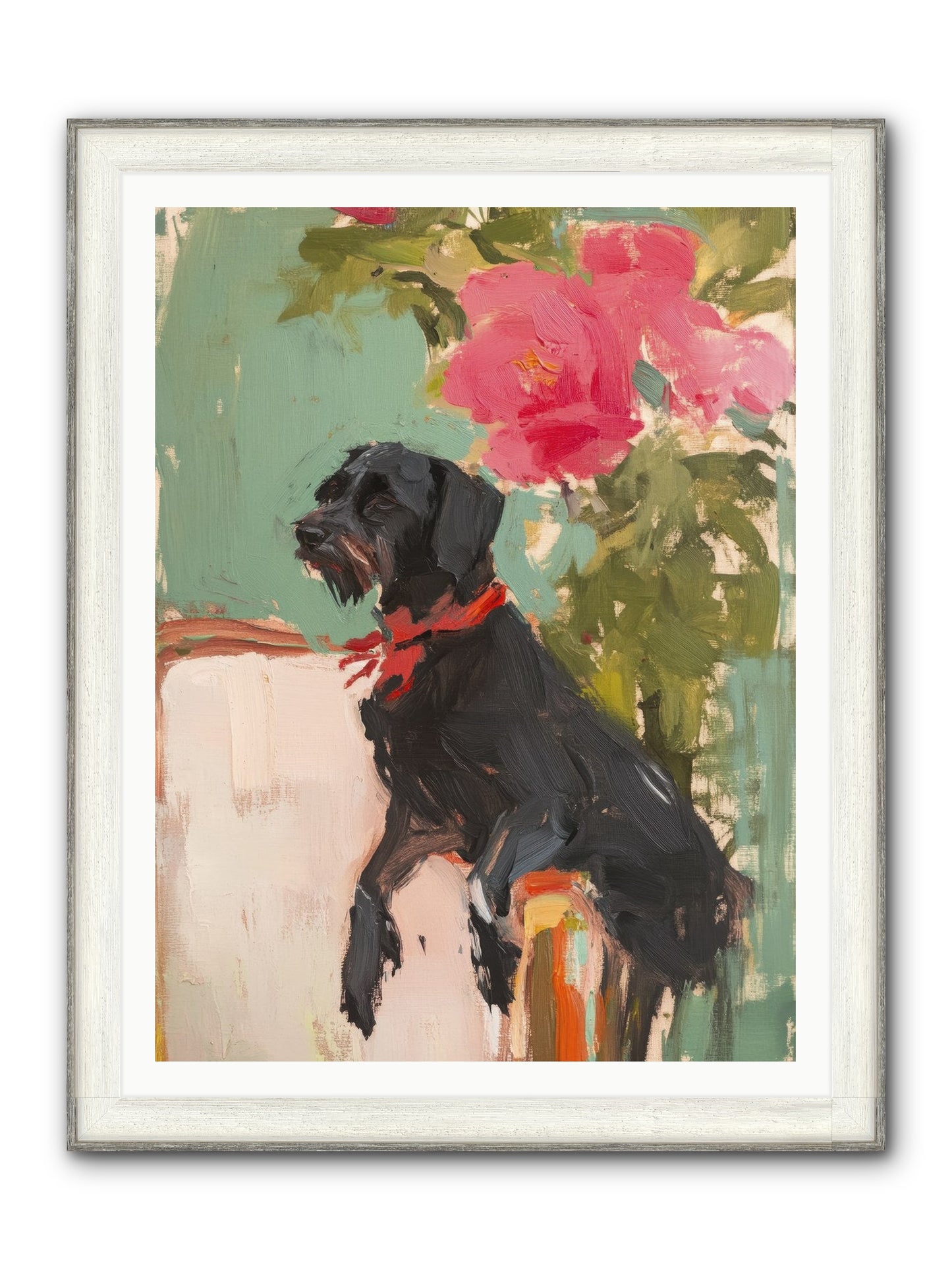 Major Pepper Framed Print - Driftwood White 36x48