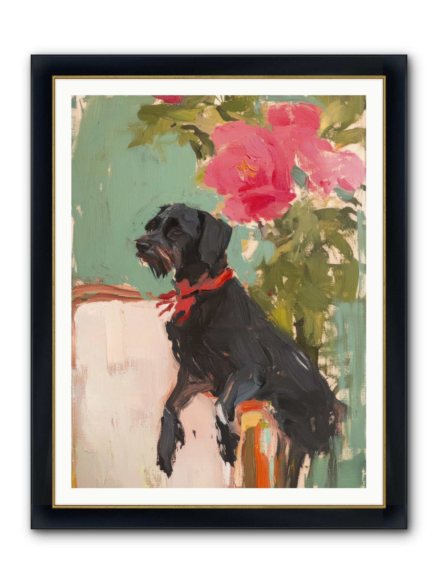 Major Pepper Framed Print - Wide Black w/Gold 36x48