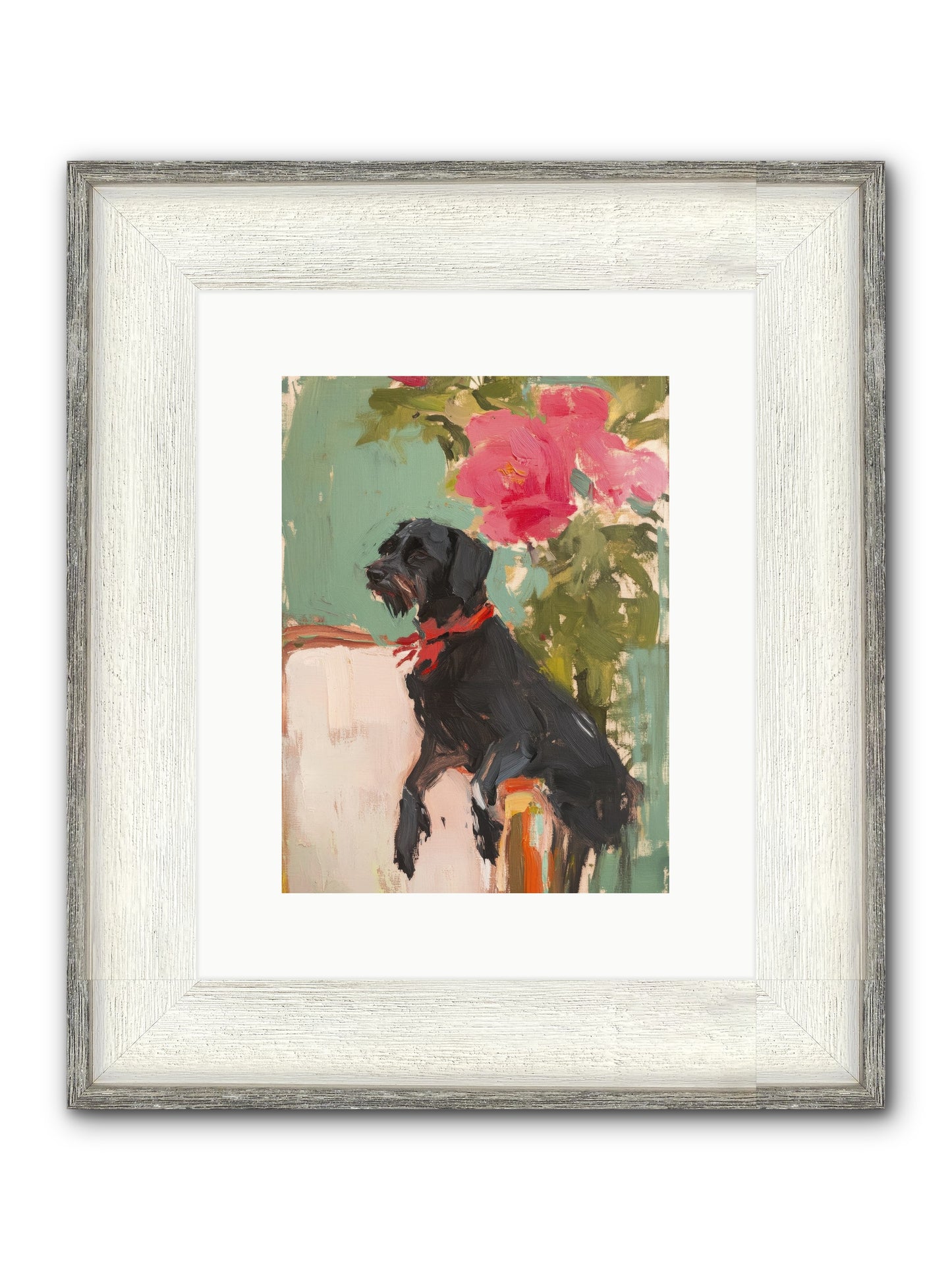 Major Pepper Framed Print - Driftwood White 9x12
