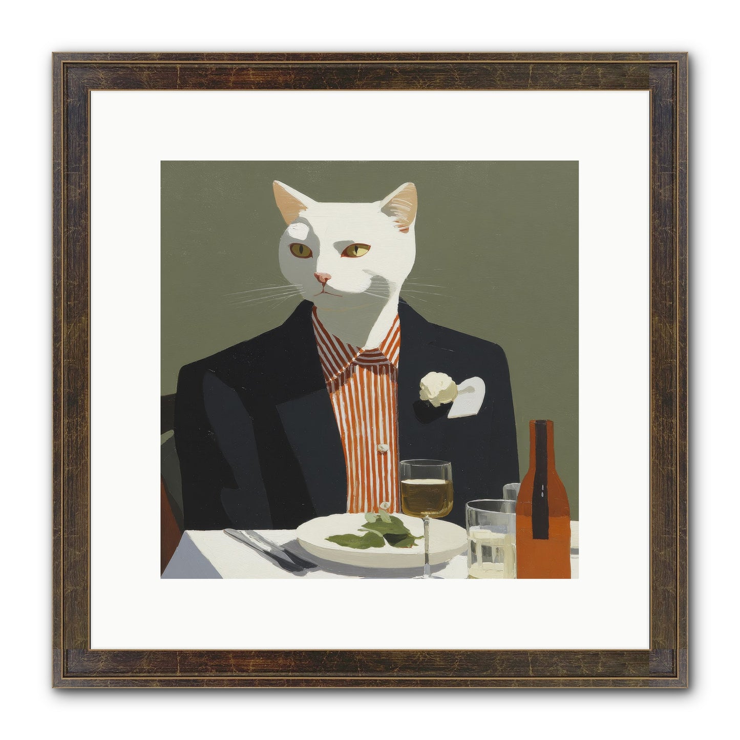 Manners Made The Moment Framed Print - Slimwoods Black/Gold 12x12