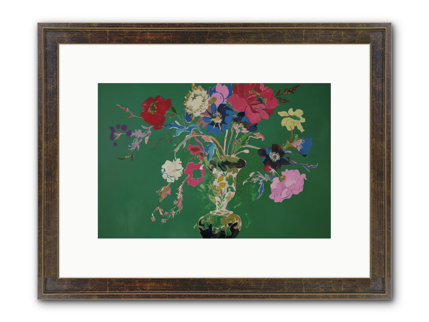 Margate Framed Print - Slimwoods Black/Gold 12x8