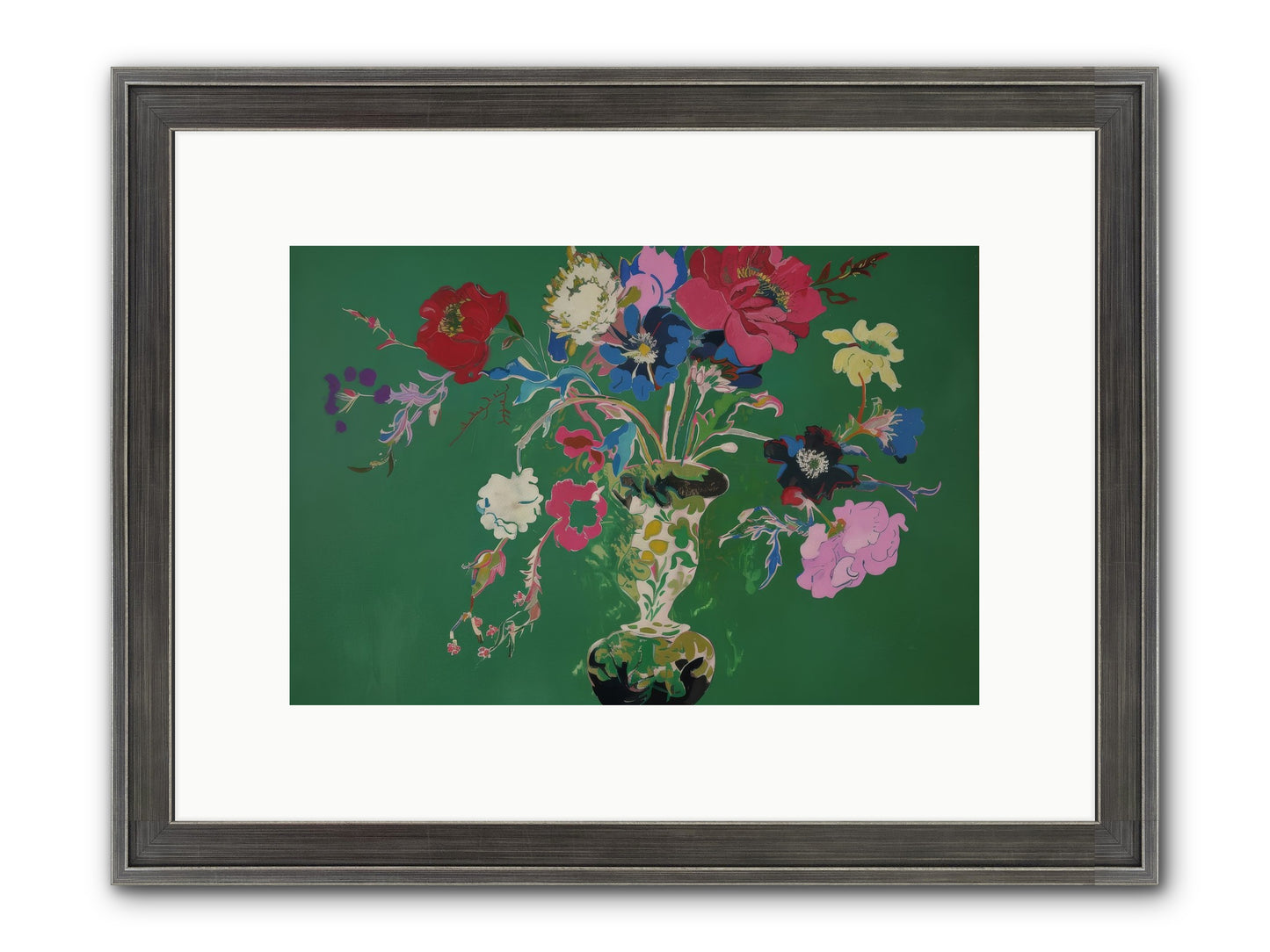 Margate Framed Print - Slimwoods Black/Silver 12x8