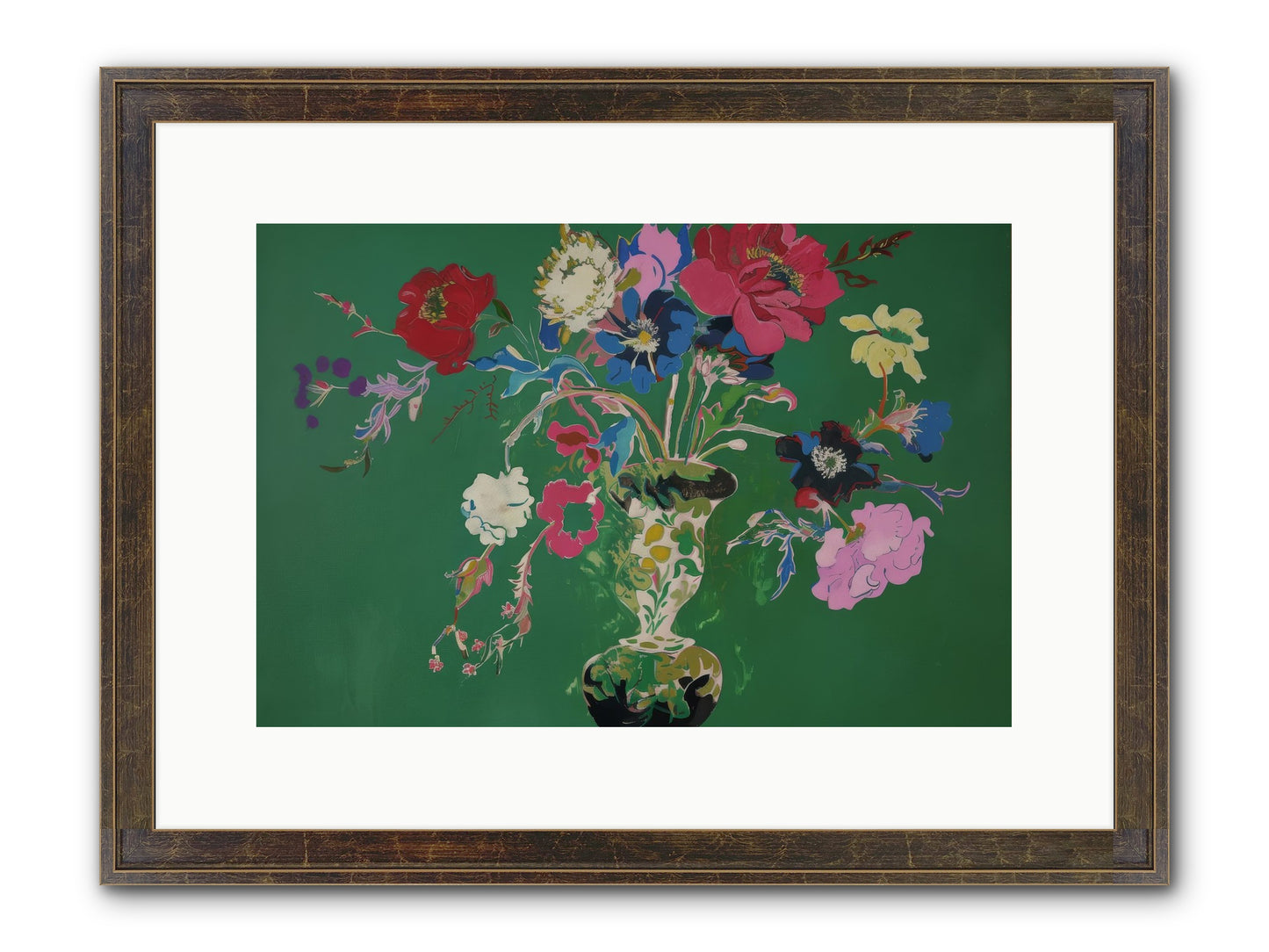 Margate Framed Print - Slimwoods Black/Gold 15x10