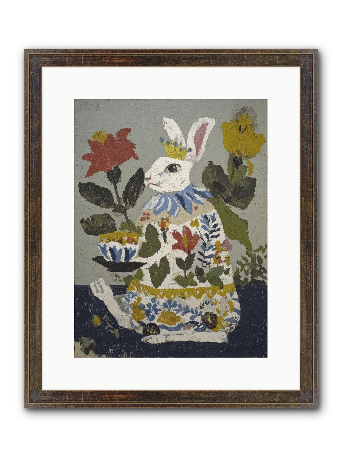 Marigold & Minor Scandals Framed Print - Slimwoods Black/Gold 12x16