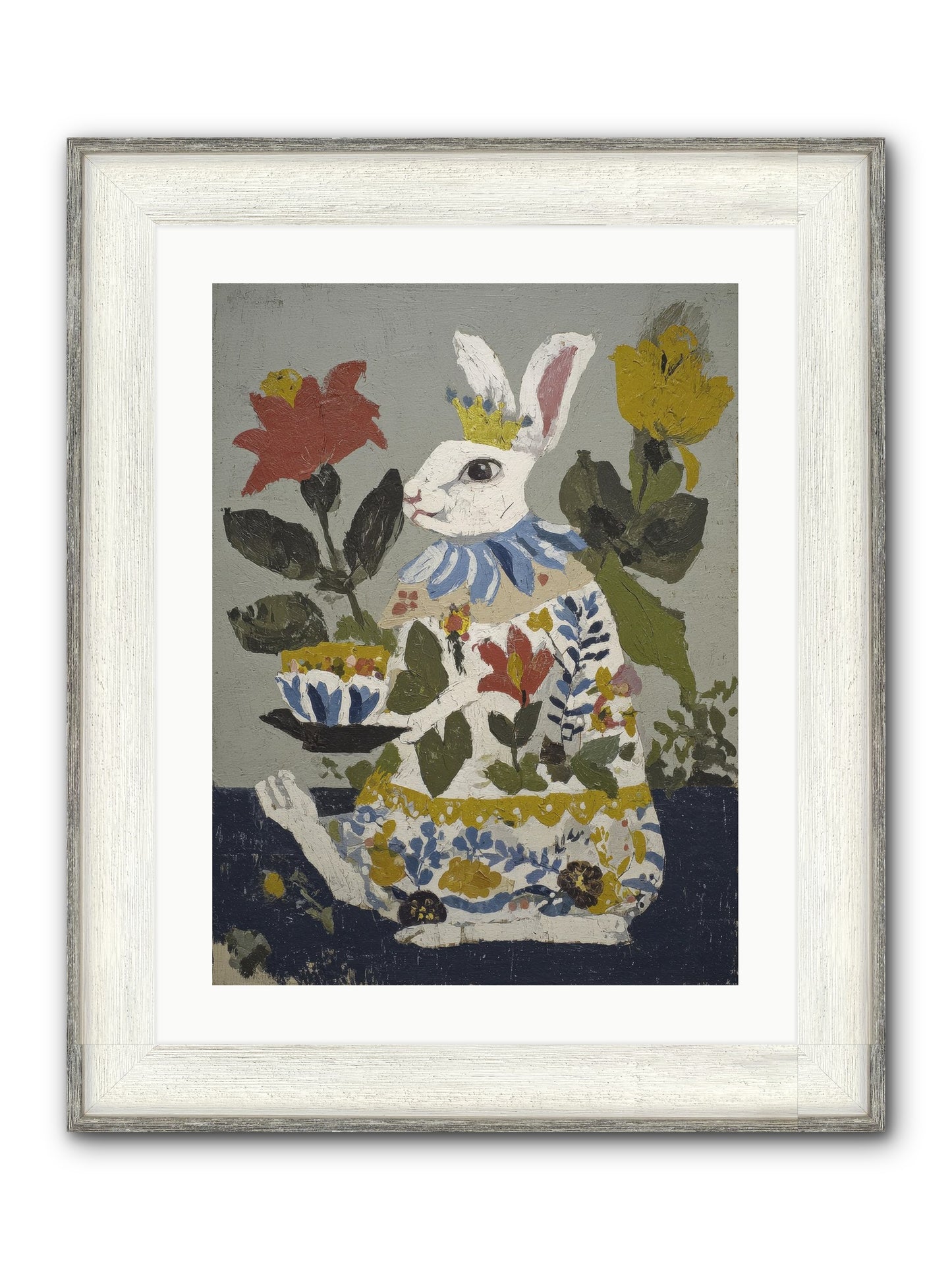 Marigold & Minor Scandals Framed Print - Driftwood White 18x24