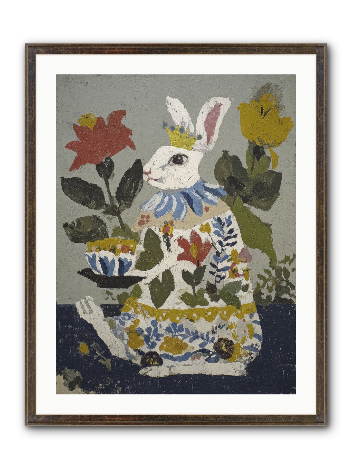 Marigold & Minor Scandals Framed Print - Slimwoods Black/Gold 24x32