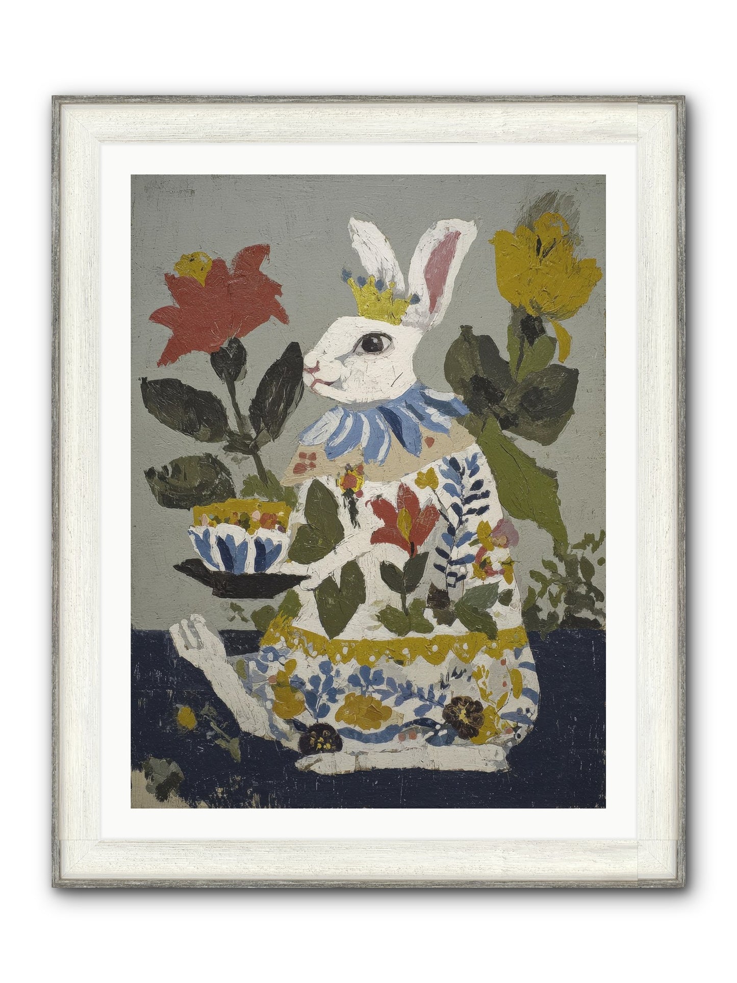 Marigold & Minor Scandals Framed Print - Driftwood White 30x40