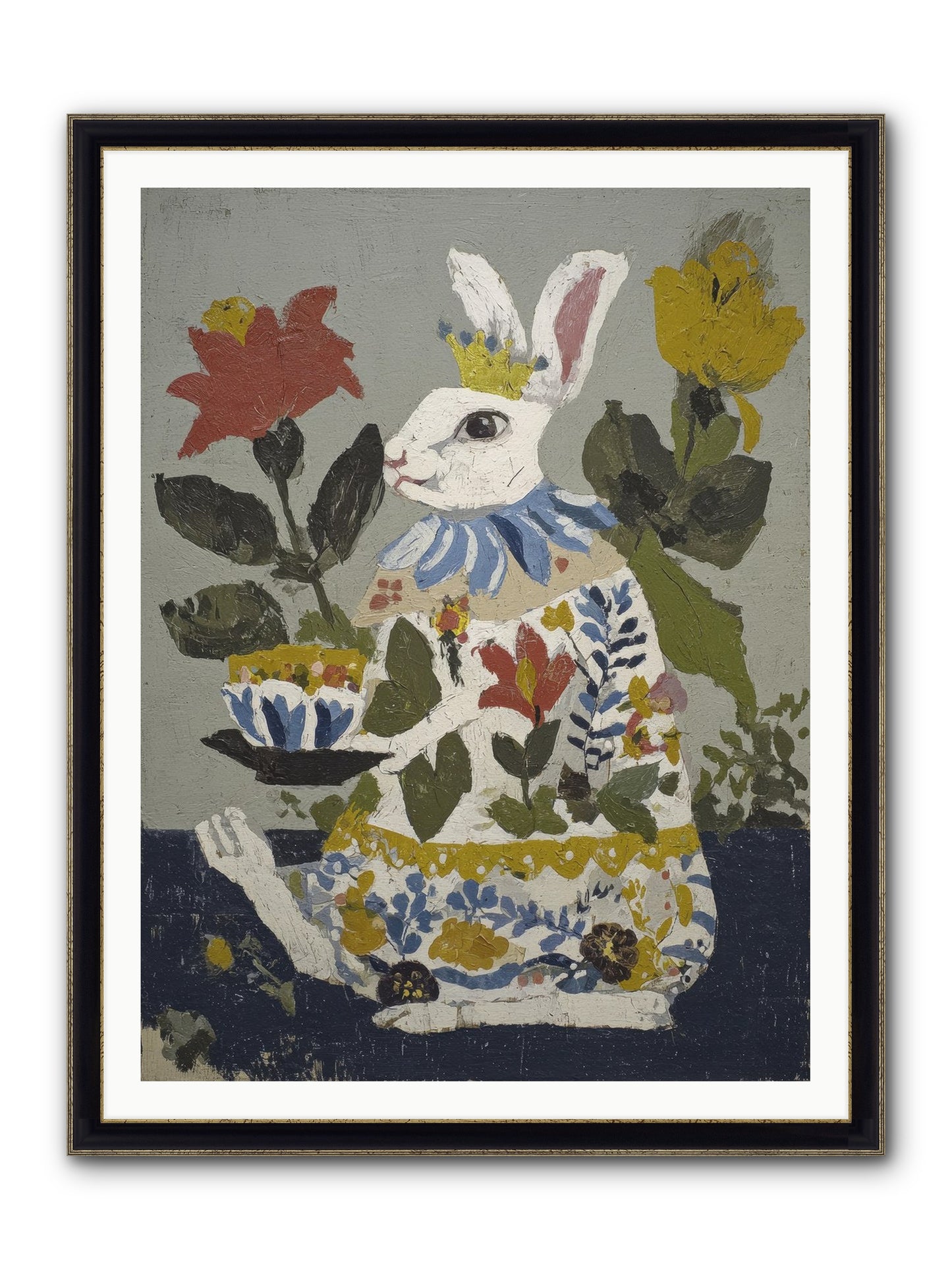 Marigold & Minor Scandals Framed Print - Black & Gold 36x48