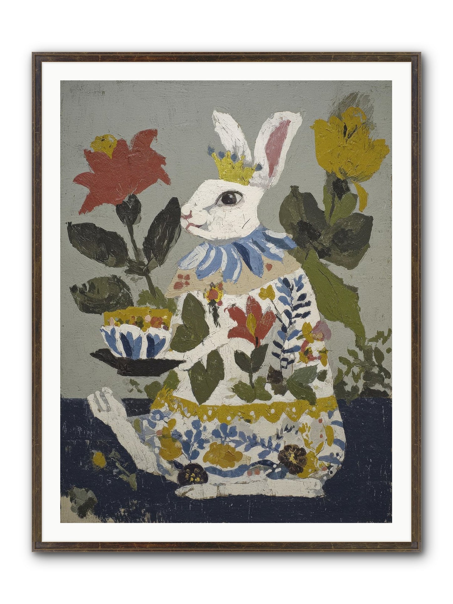 Marigold & Minor Scandals Framed Print - Slimwoods Black/Gold 36x48