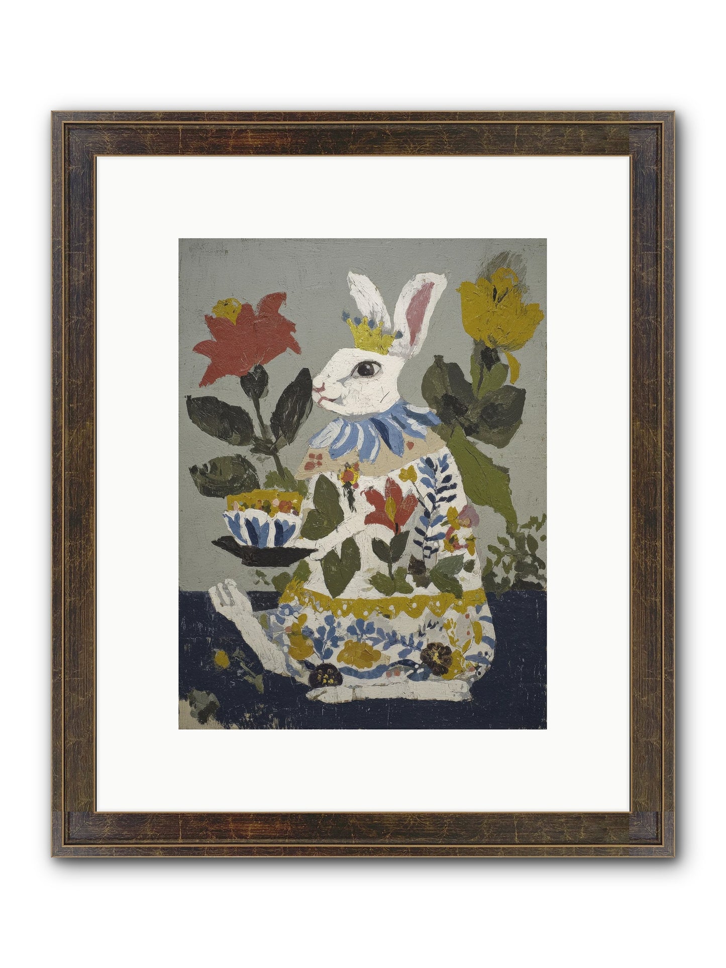 Marigold & Minor Scandals Framed Print - Slimwoods Black/Gold 9x12