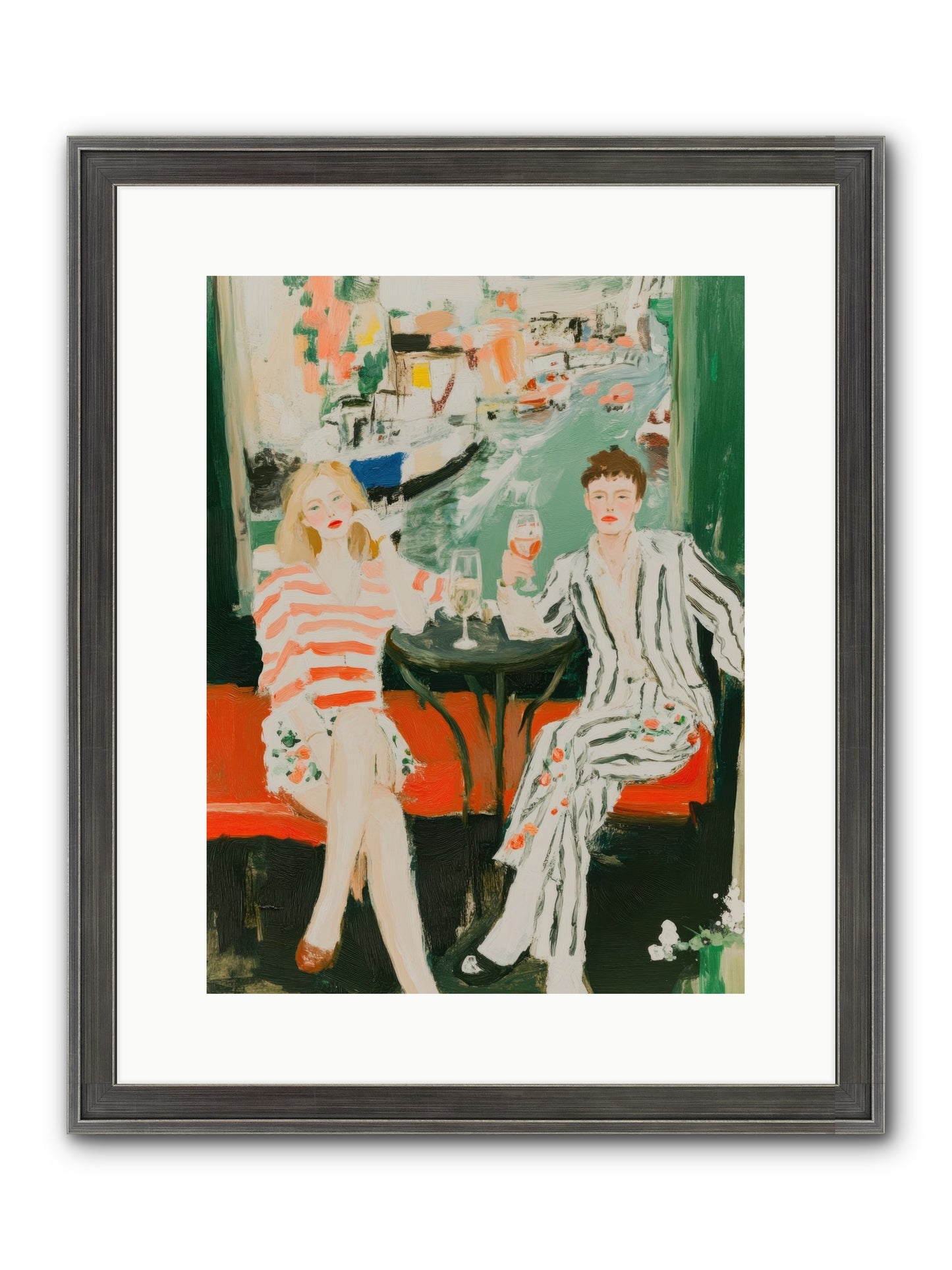 Maritime Daydreams Framed Print - Slimwoods Black/Silver 12x16