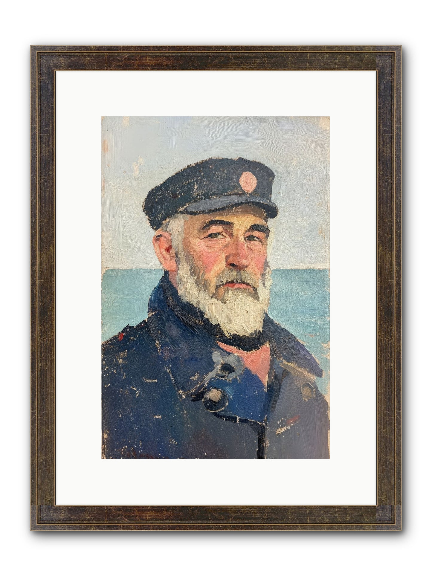Maritime Legacy Framed Print - Slimwoods Black/Gold 10x15