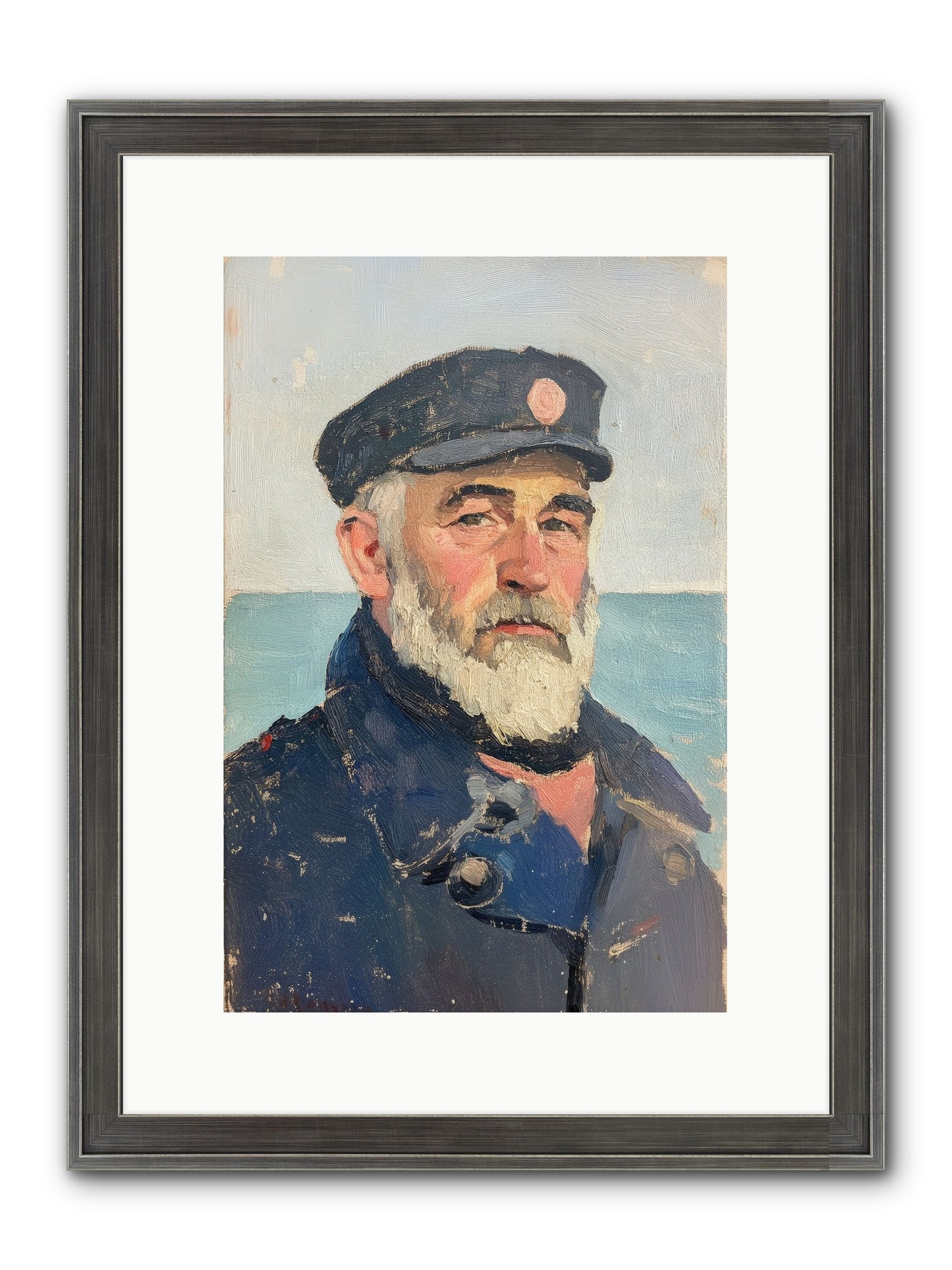 Maritime Legacy Framed Print - Slimwoods Black/Silver 10x15