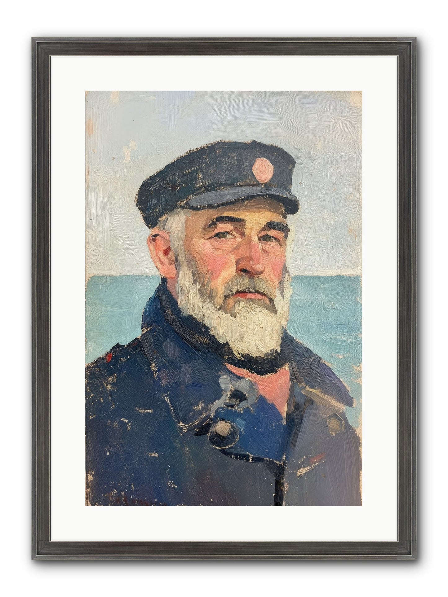 Maritime Legacy Framed Print - Slimwoods Black/Silver 16x24