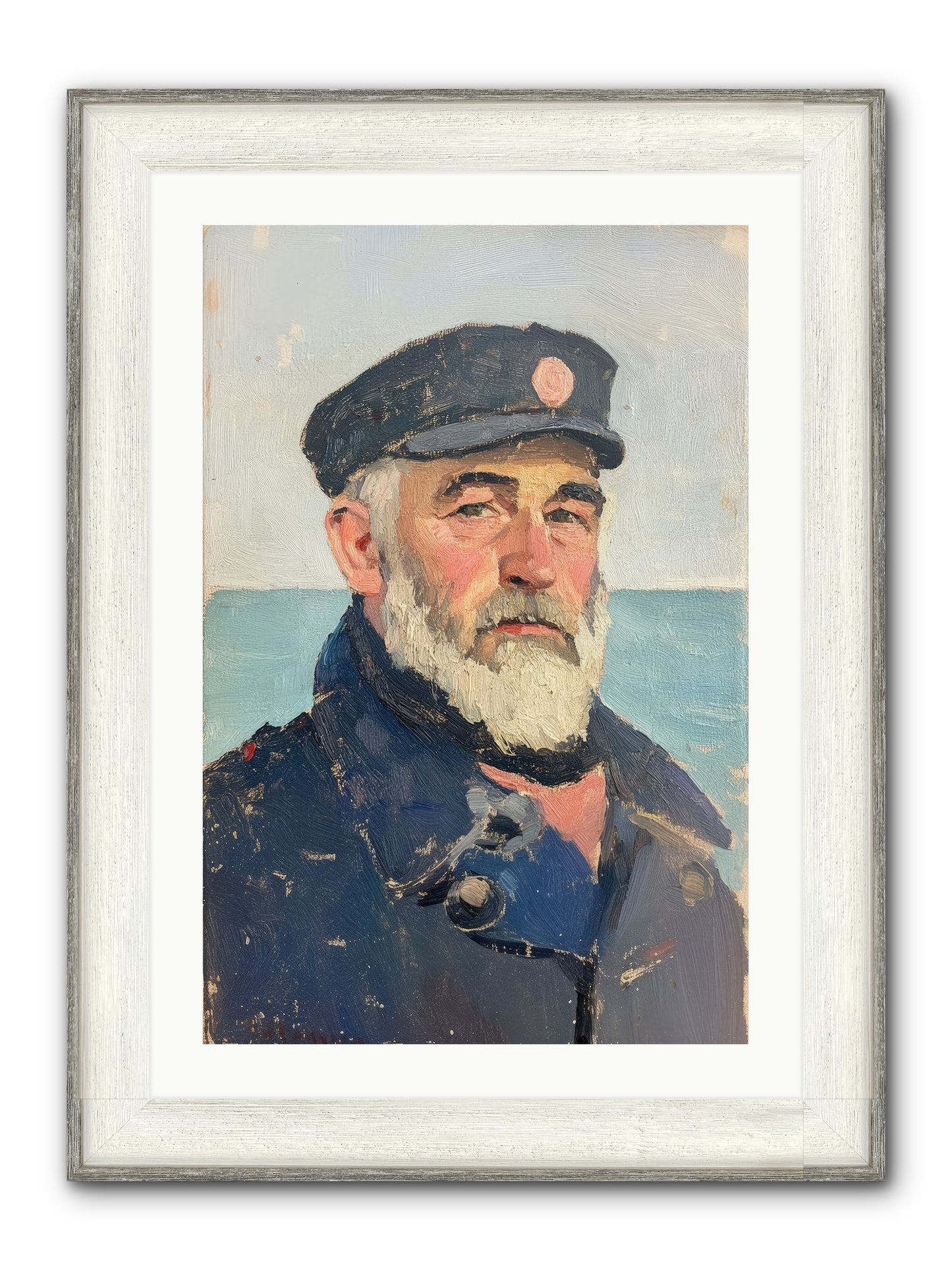 Maritime Legacy Framed Print - Driftwood White 20x30