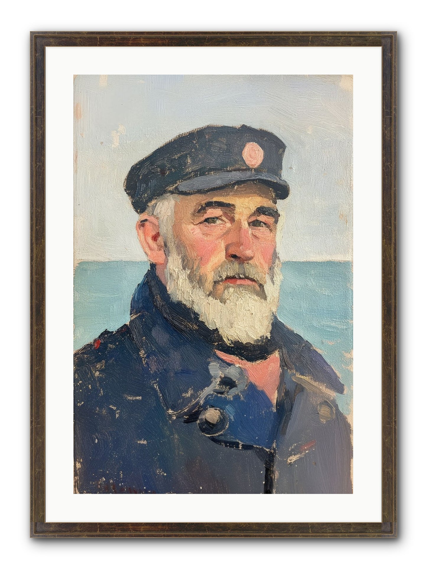 Maritime Legacy Framed Print - Slimwoods Black/Gold 20x30