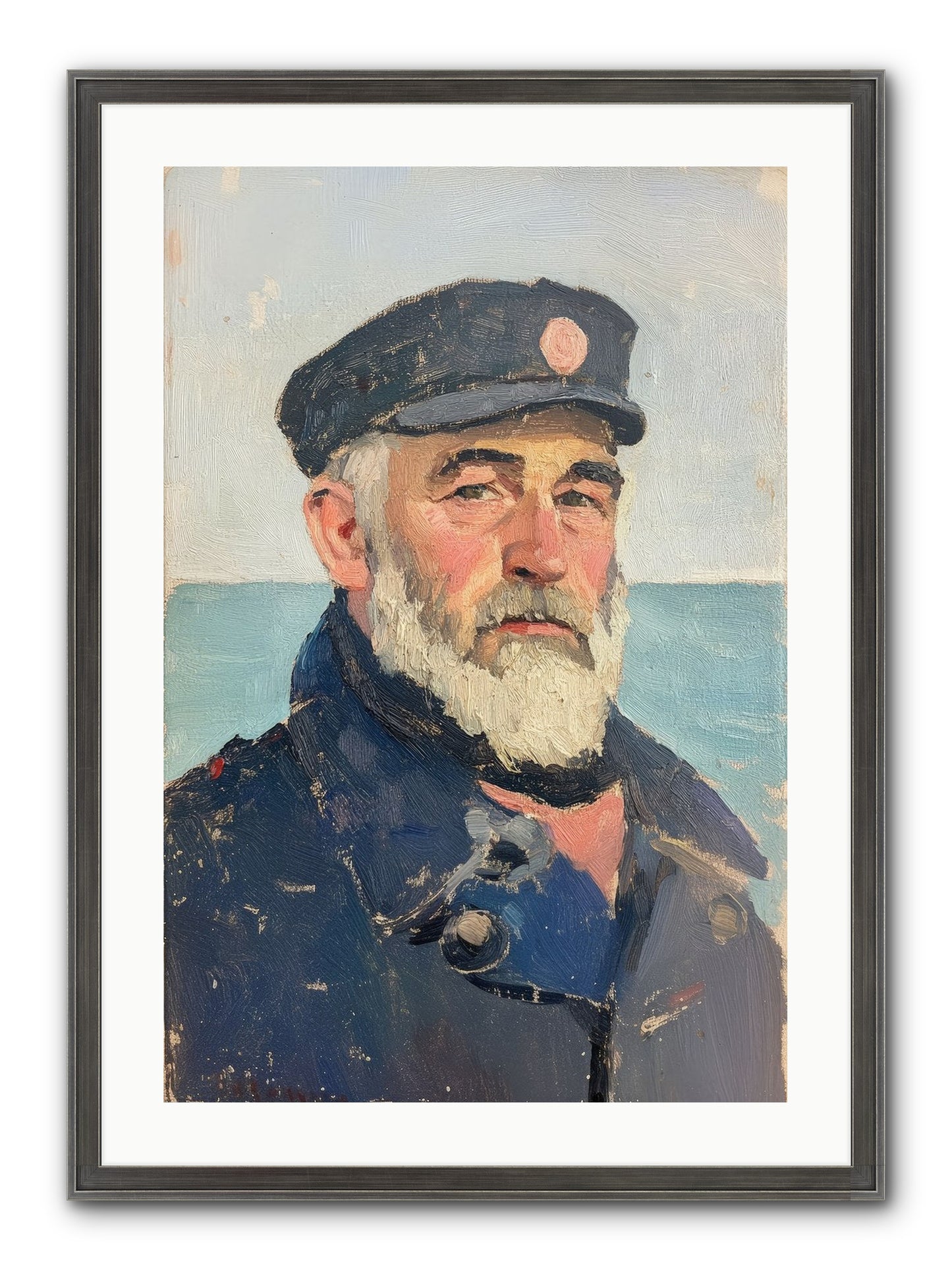 Maritime Legacy Framed Print - Slimwoods Black/Silver 20x30