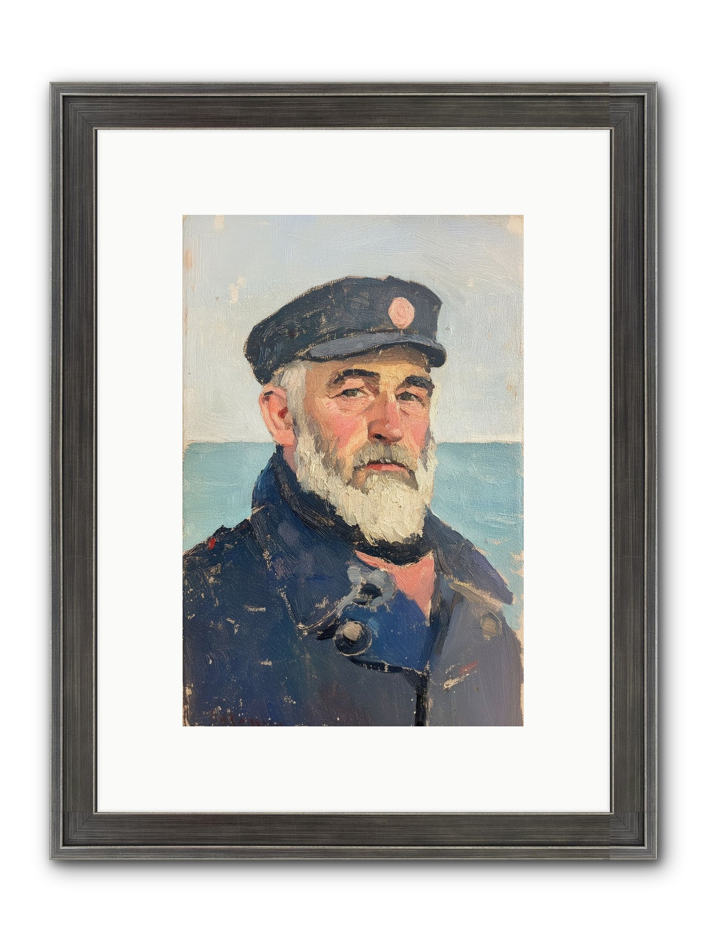 Maritime Legacy Framed Print - Slimwoods Black/Silver 8x12