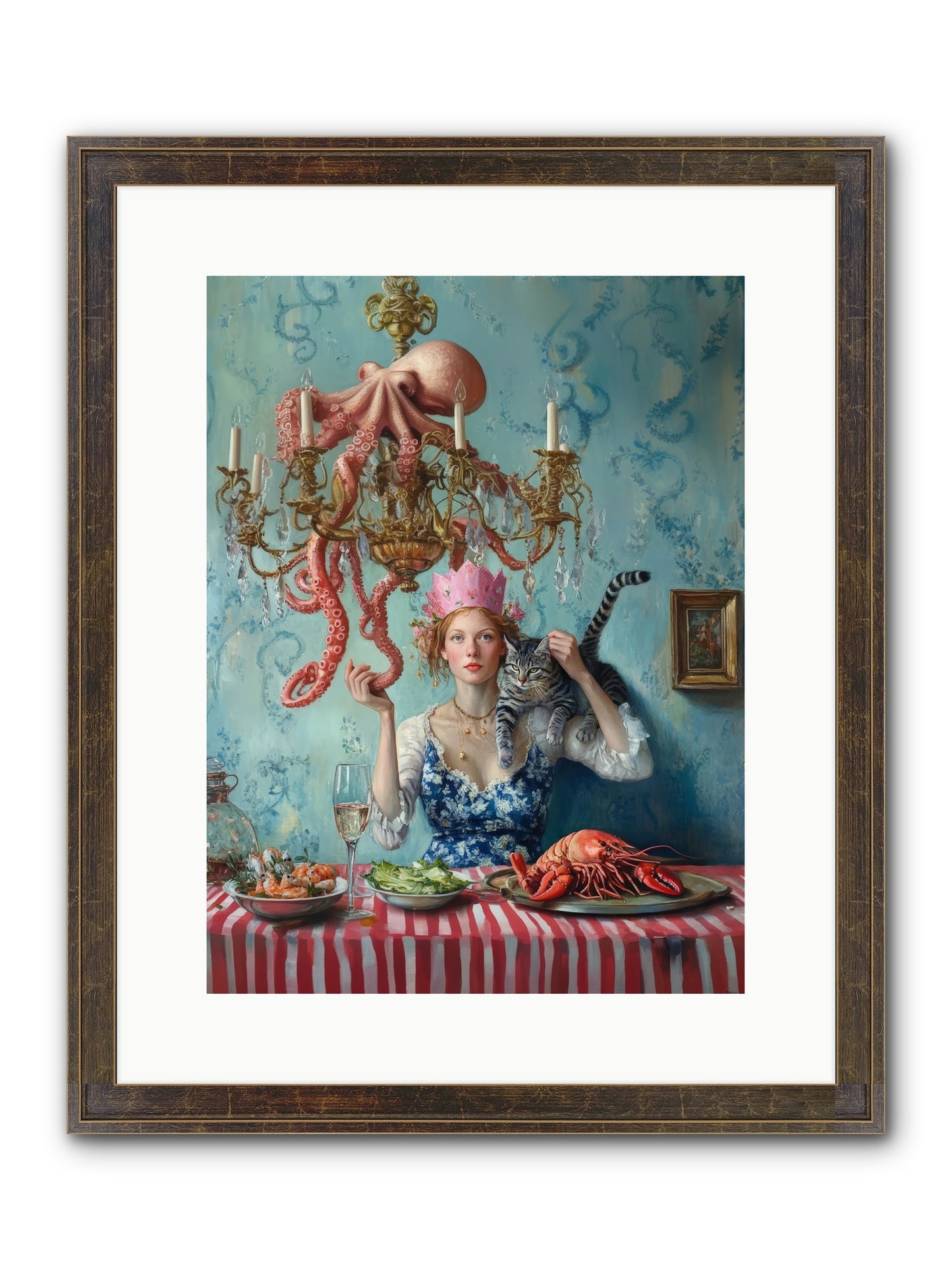 Maritime Manners & Merriment Framed Print - Slimwoods Black/Gold 12x16