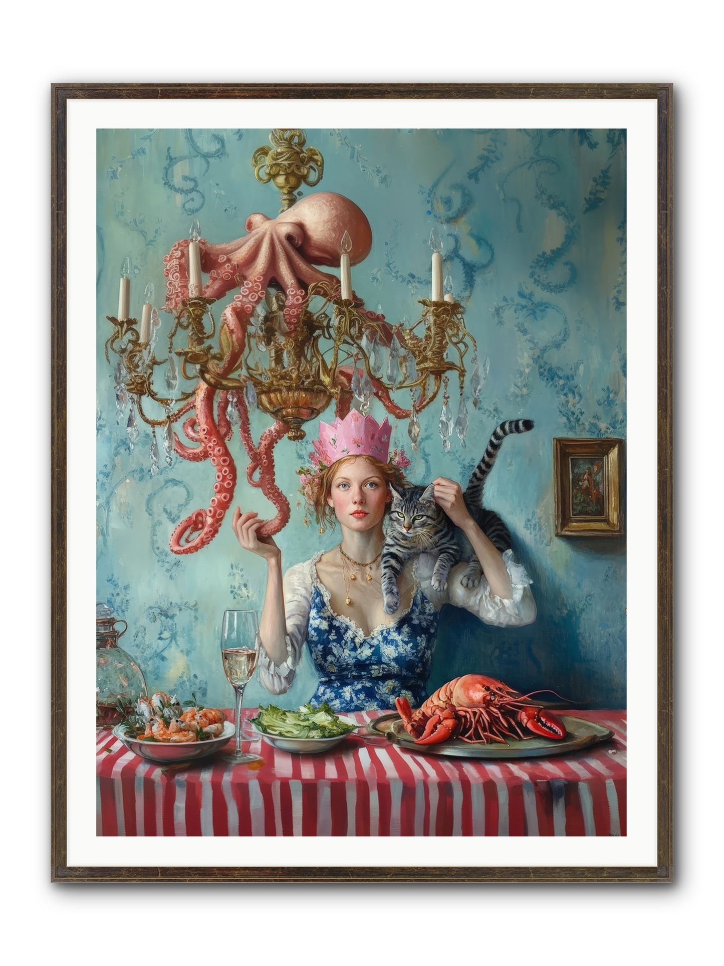 Maritime Manners & Merriment Framed Print - Slimwoods Black/Gold 36x48