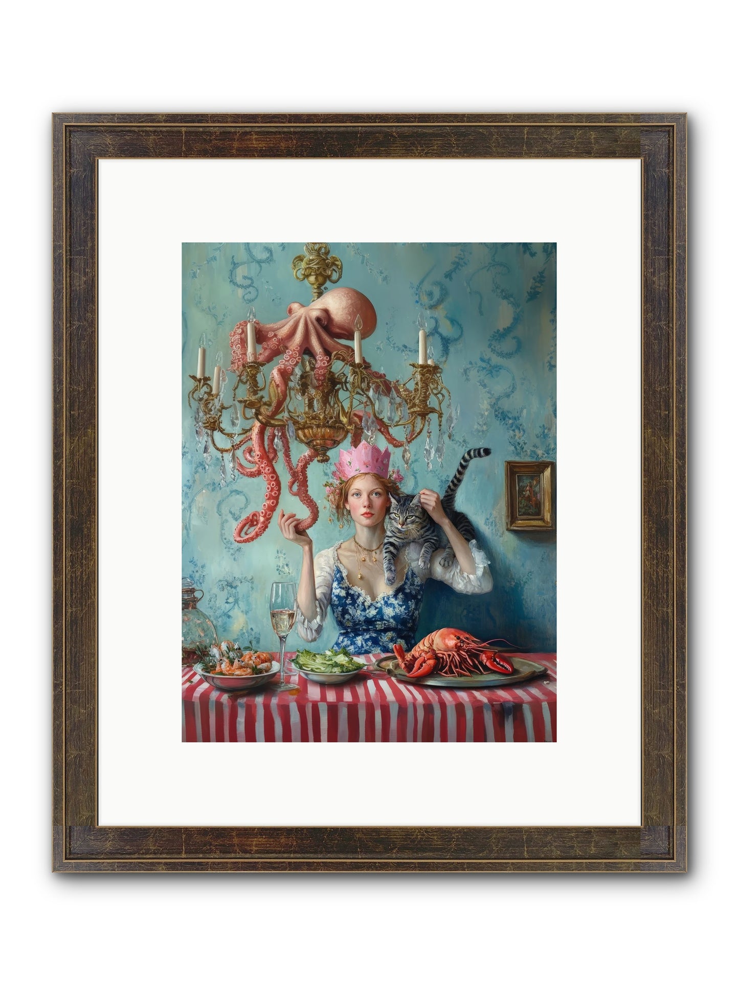 Maritime Manners & Merriment Framed Print - Slimwoods Black/Gold 9x12