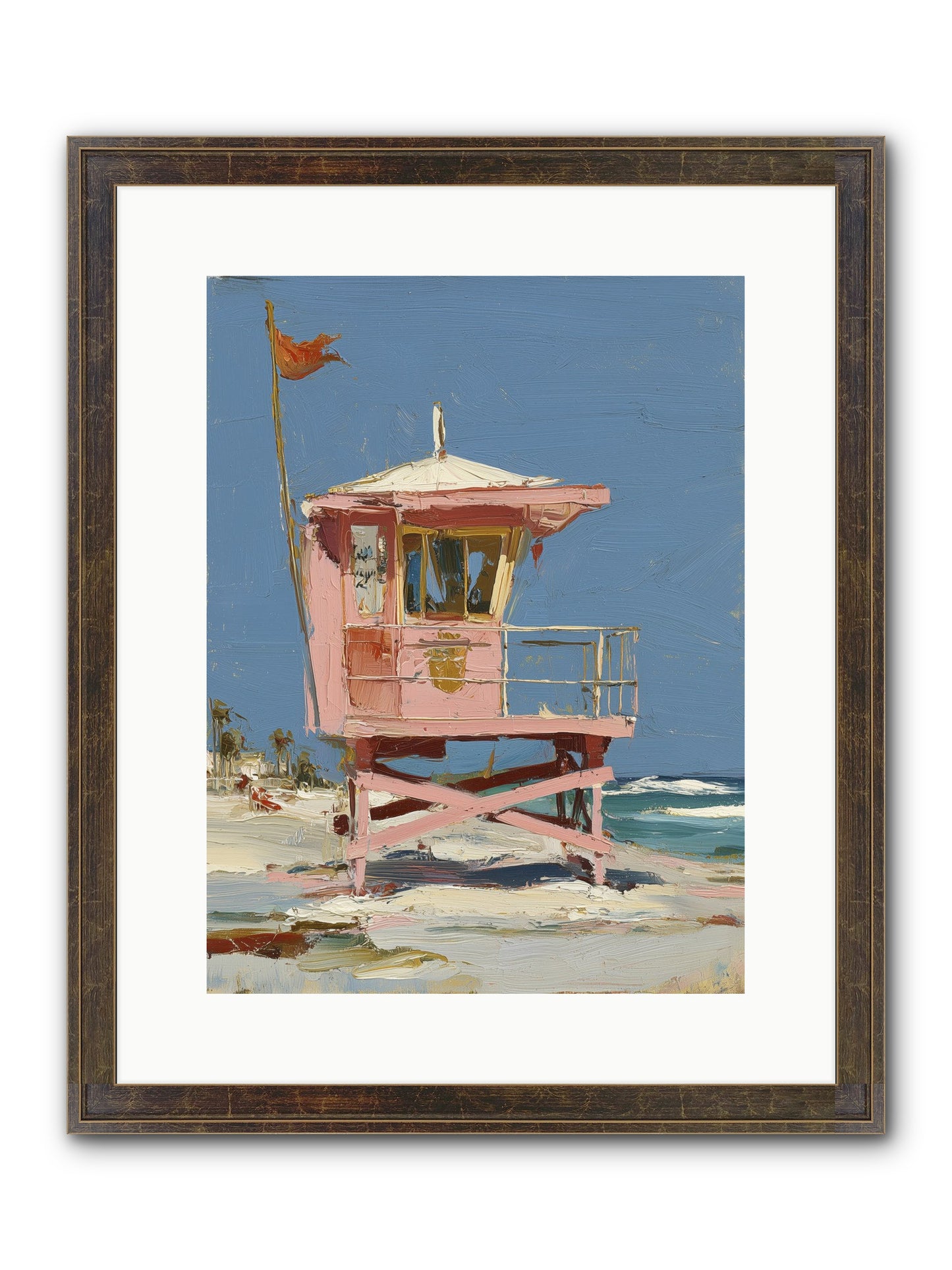Maritime Memories Framed Print - Slimwoods Black/Gold 12x16