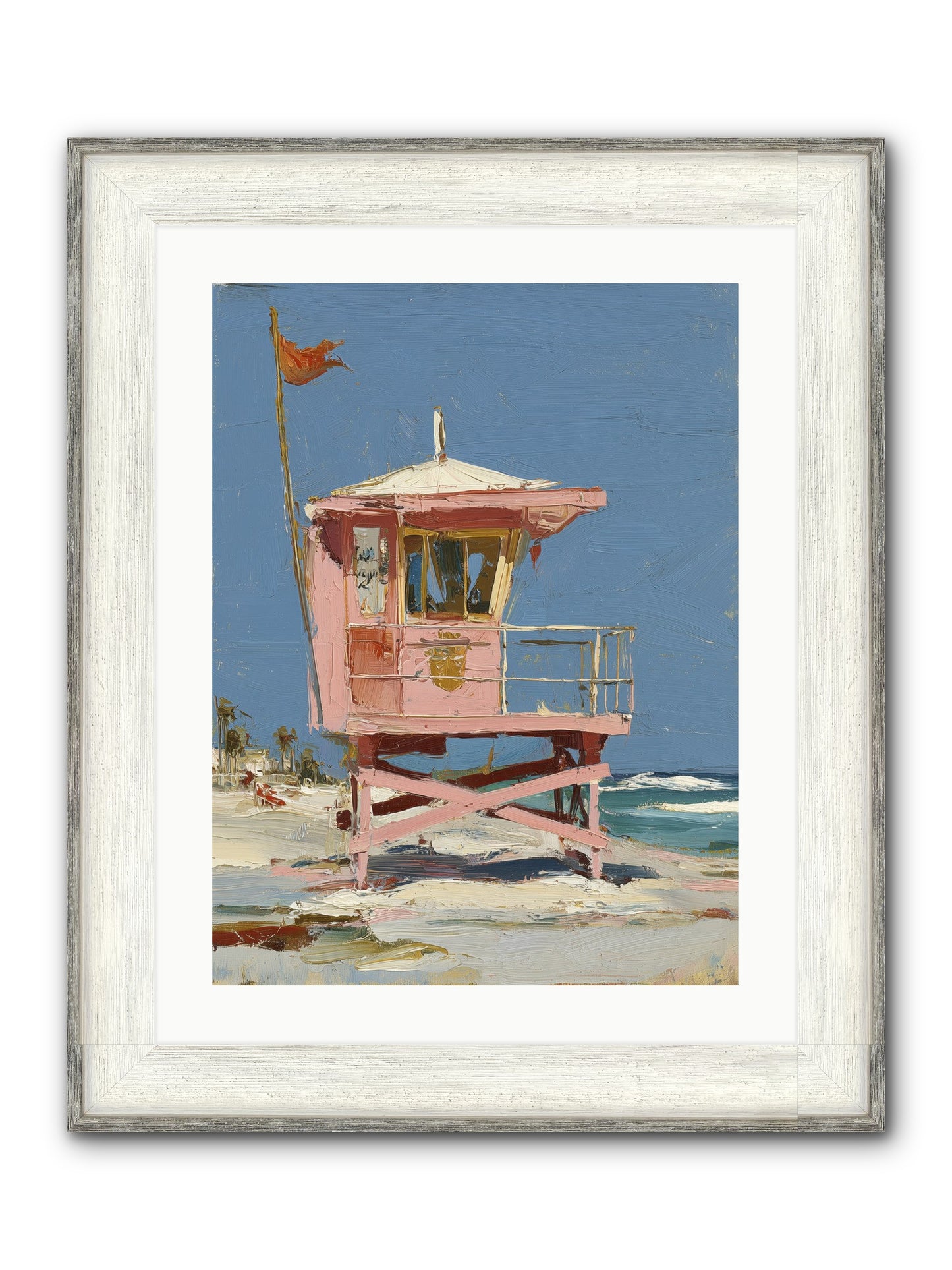 Maritime Memories Framed Print - Driftwood White 18x24