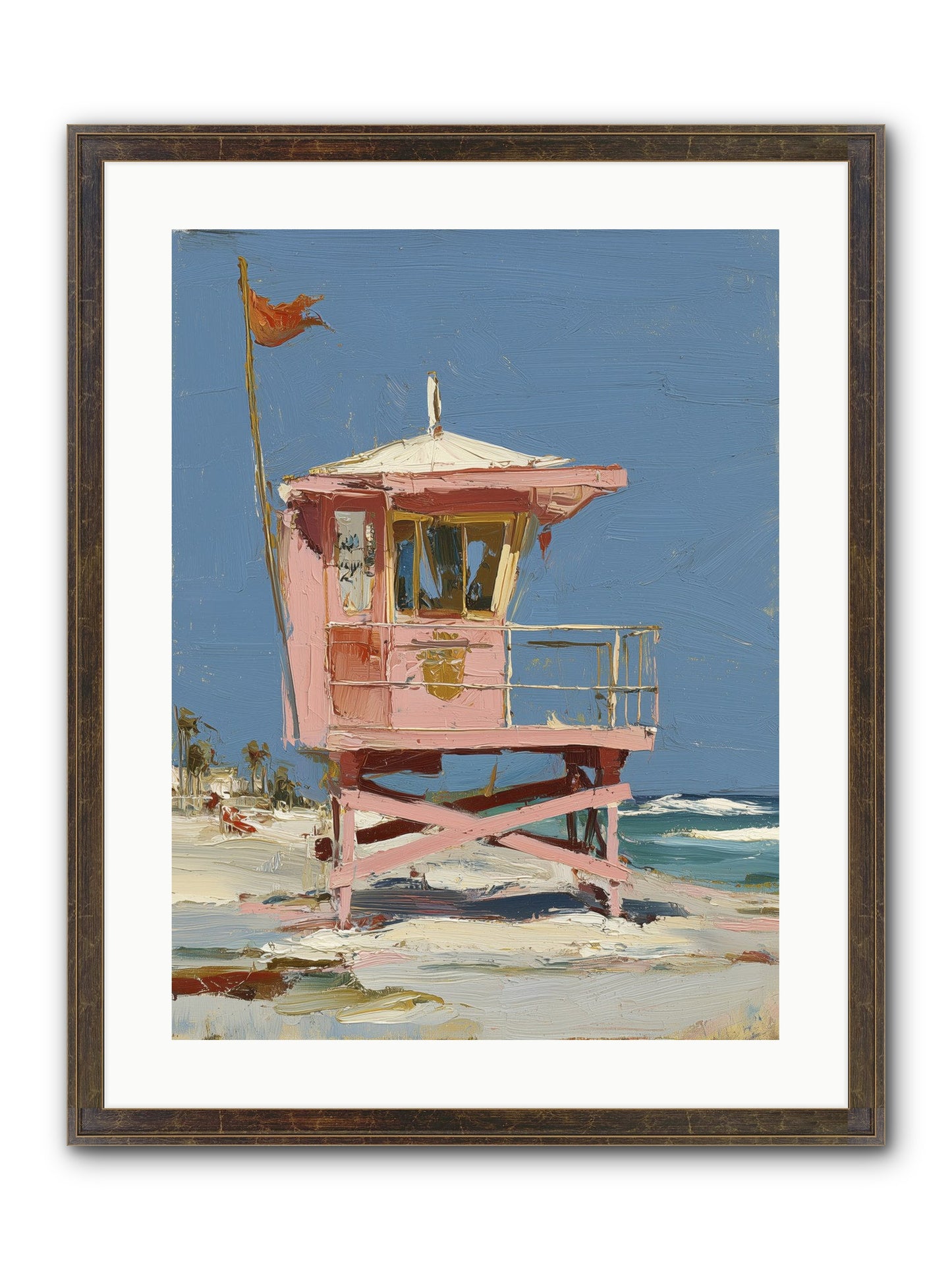 Maritime Memories Framed Print - Slimwoods Black/Gold 18x24