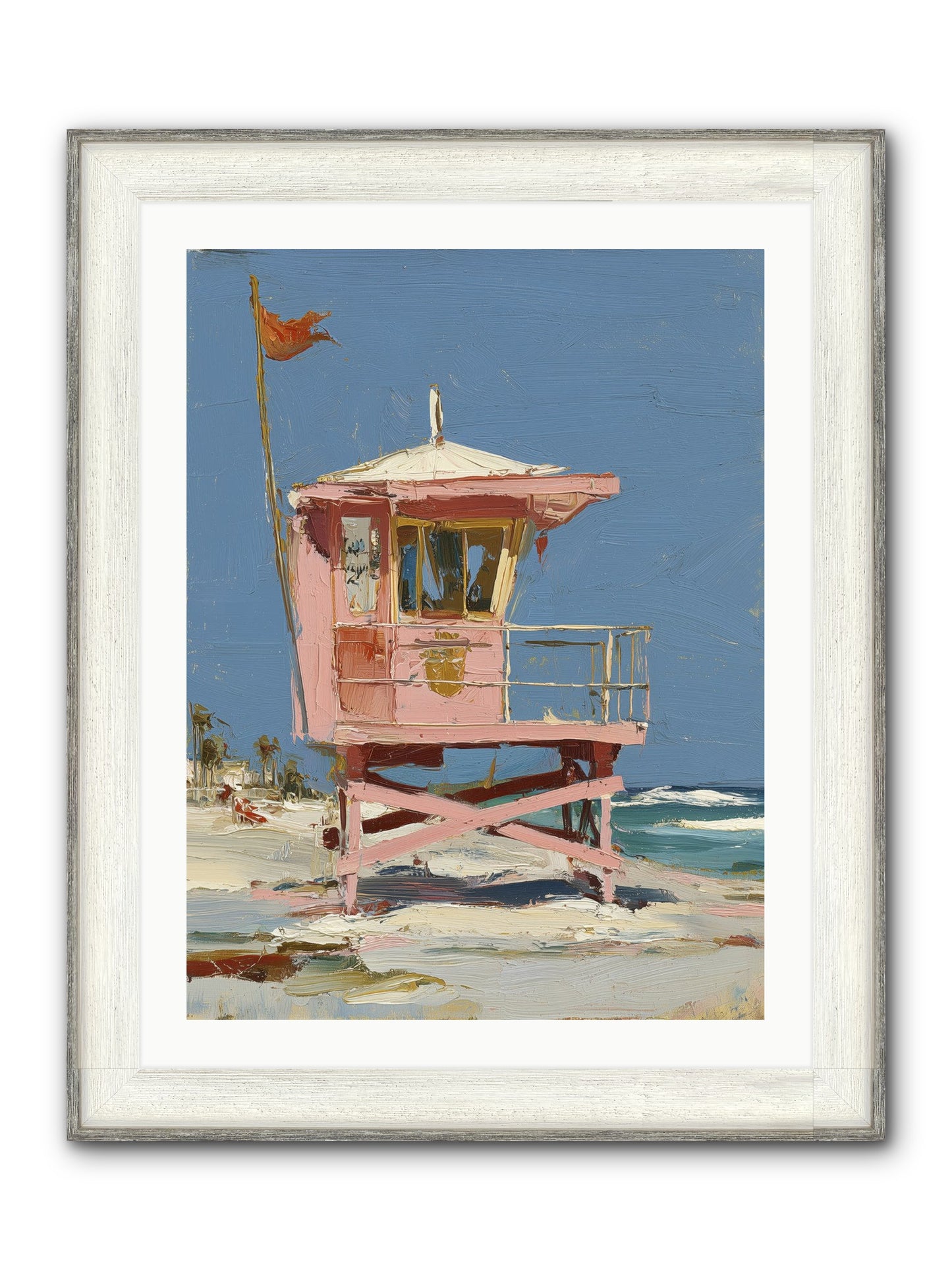 Maritime Memories Framed Print - Driftwood White 24x32