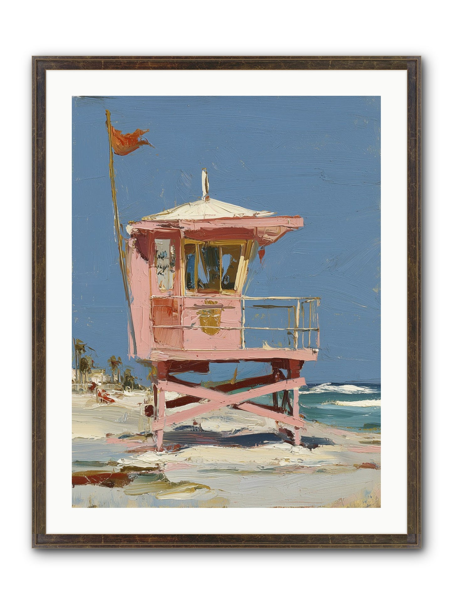 Maritime Memories Framed Print - Slimwoods Black/Gold 24x32