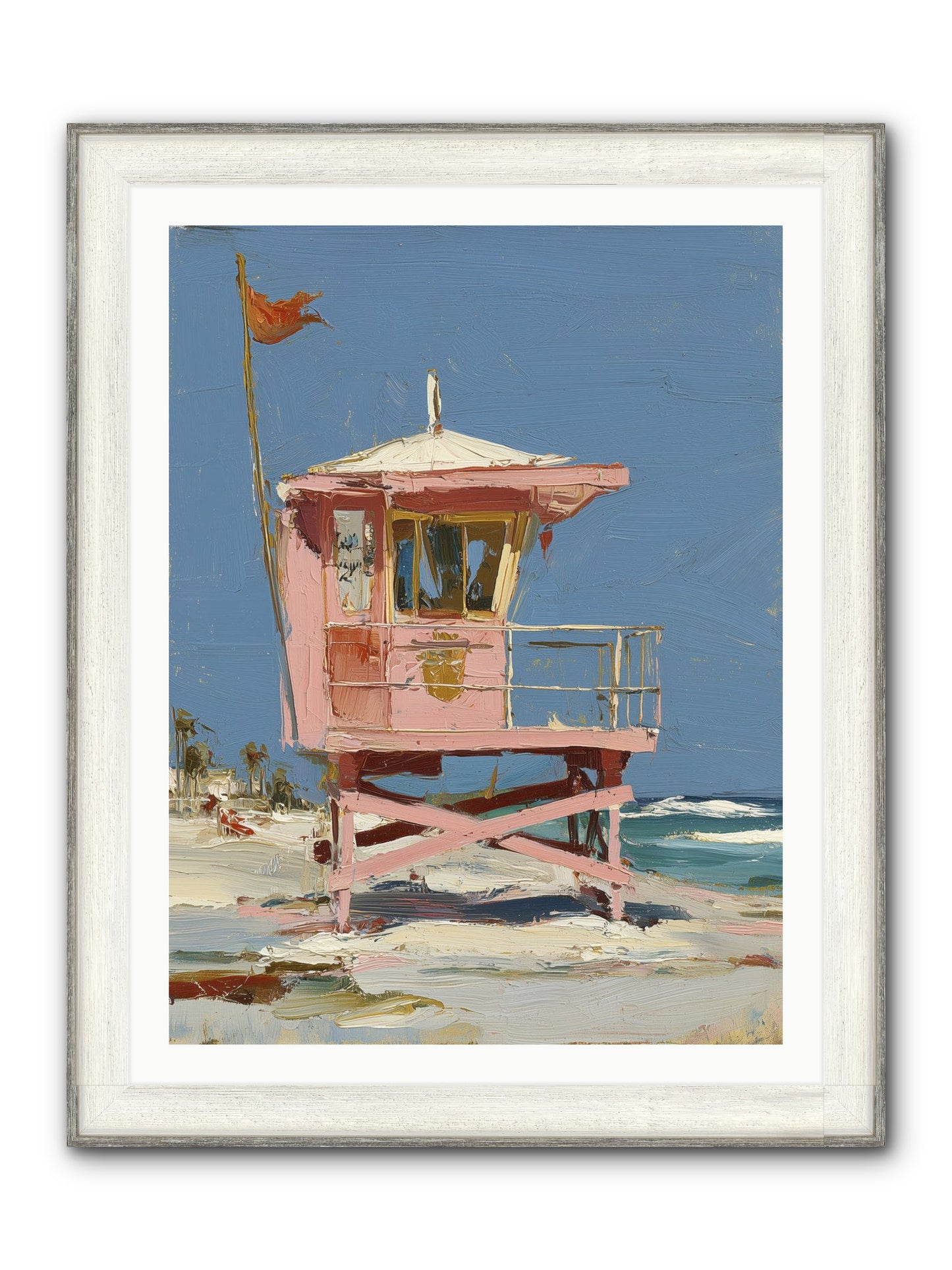 Maritime Memories Framed Print - Driftwood White 30x40