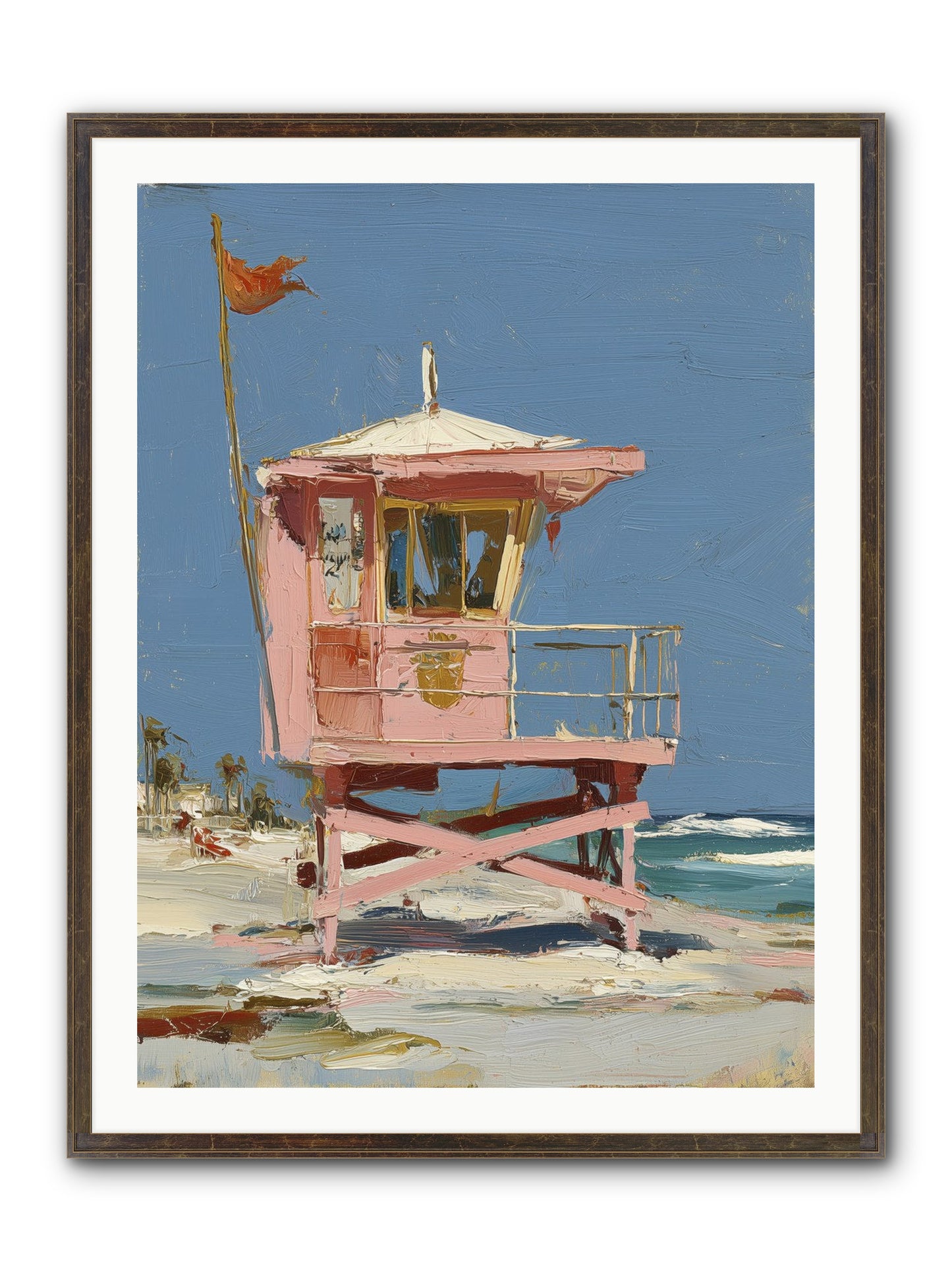 Maritime Memories Framed Print - Slimwoods Black/Gold 30x40