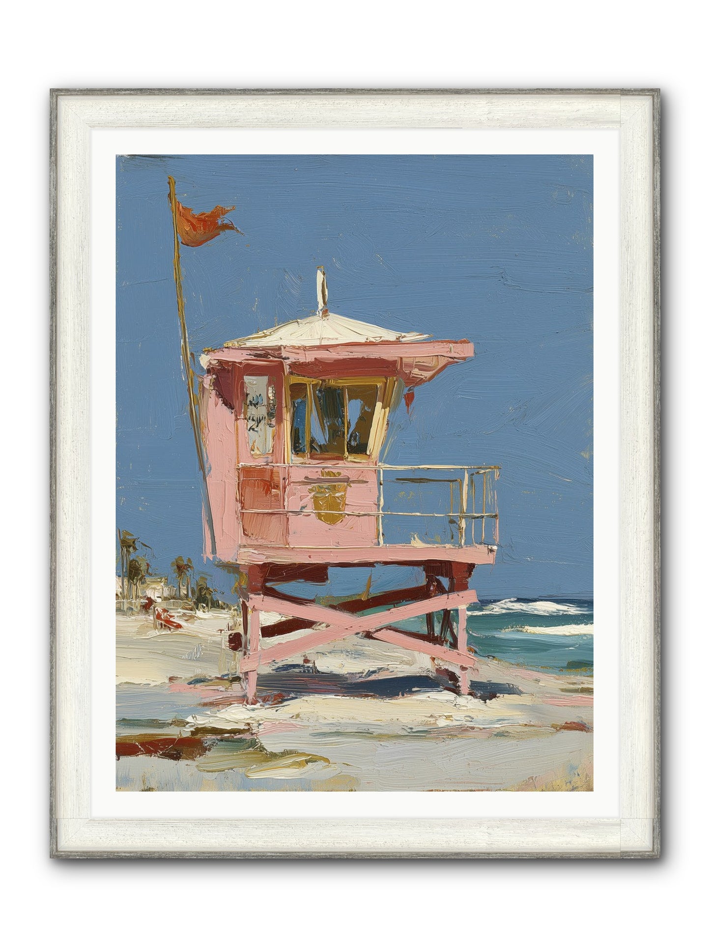 Maritime Memories Framed Print - Driftwood White 36x48