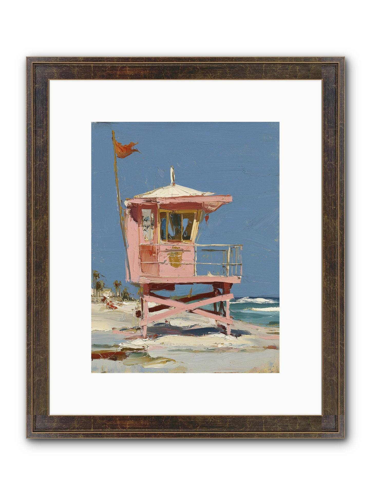 Maritime Memories Framed Print - Slimwoods Black/Gold 9x12