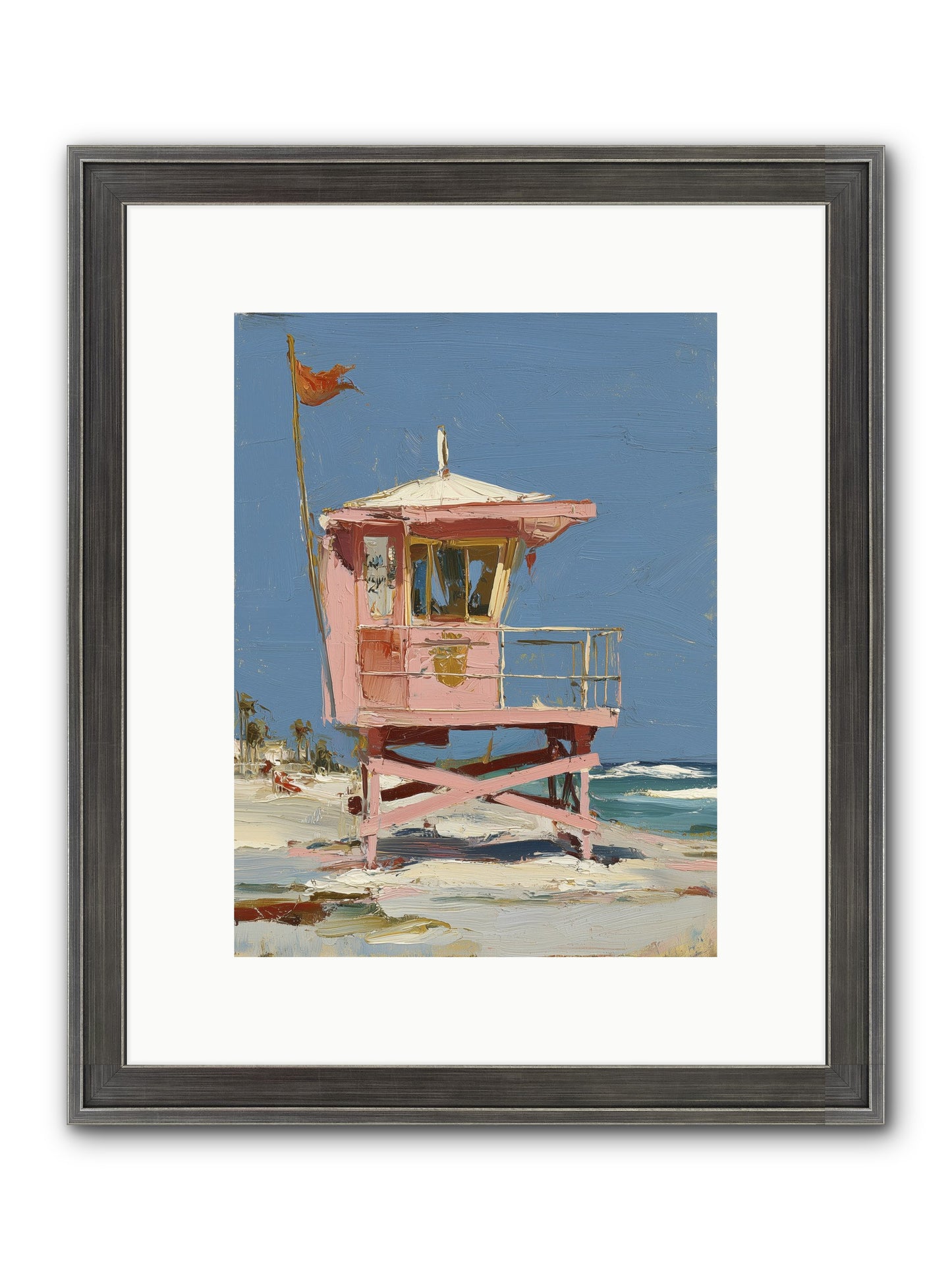 Maritime Memories Framed Print - Slimwoods Black/Silver 9x12